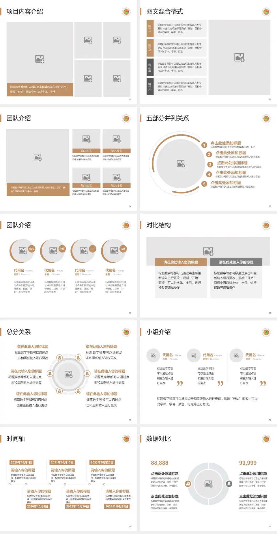 哈尔滨市儿童医院医疗知识普及PPT模板4:3格式幻灯片预览图3