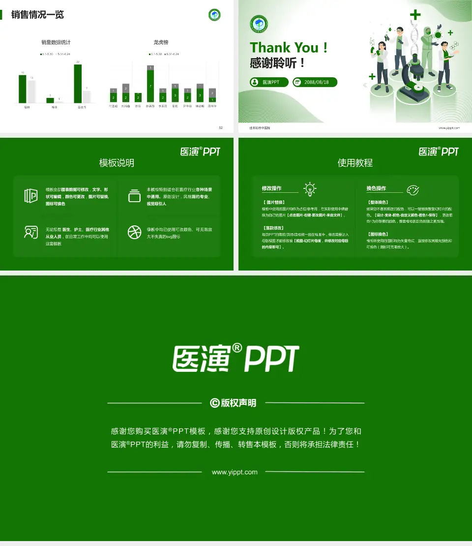 佳木斯市中医院品管圈PDCA演示专用PPT模板16:9格式幻灯片预览图7