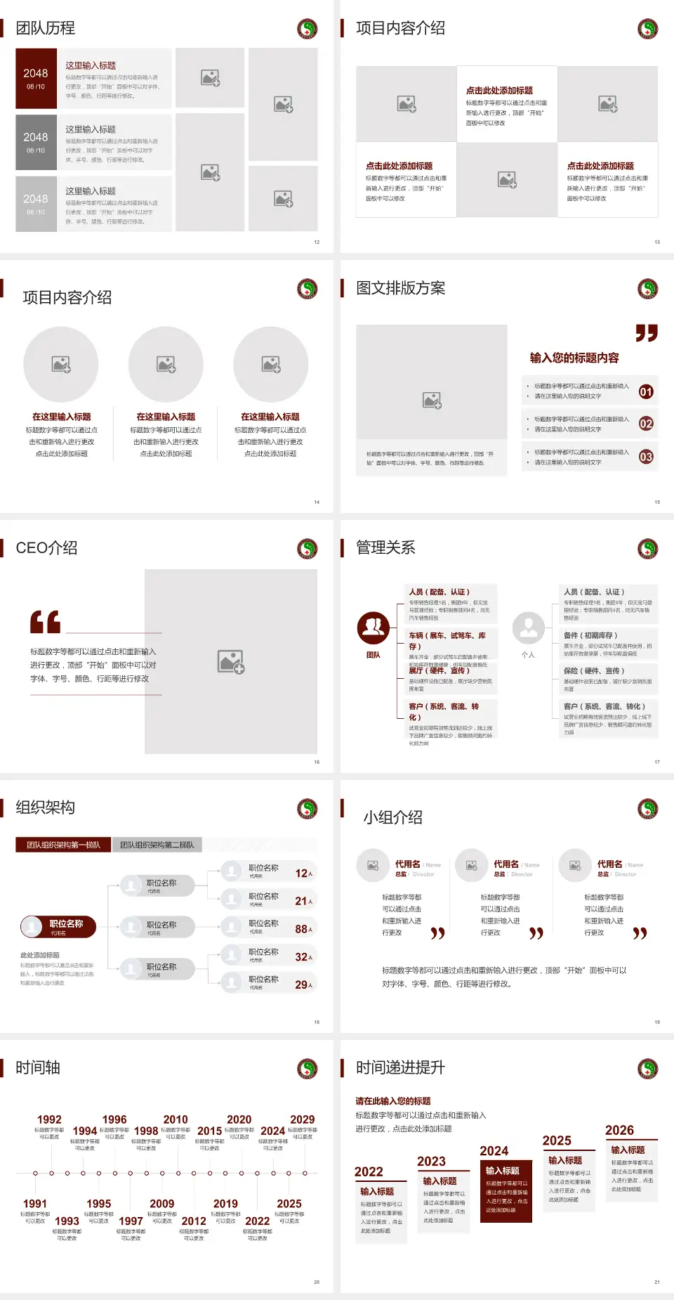 大庆市中医医院医院管理报告PPT模板4:3格式幻灯片预览图3