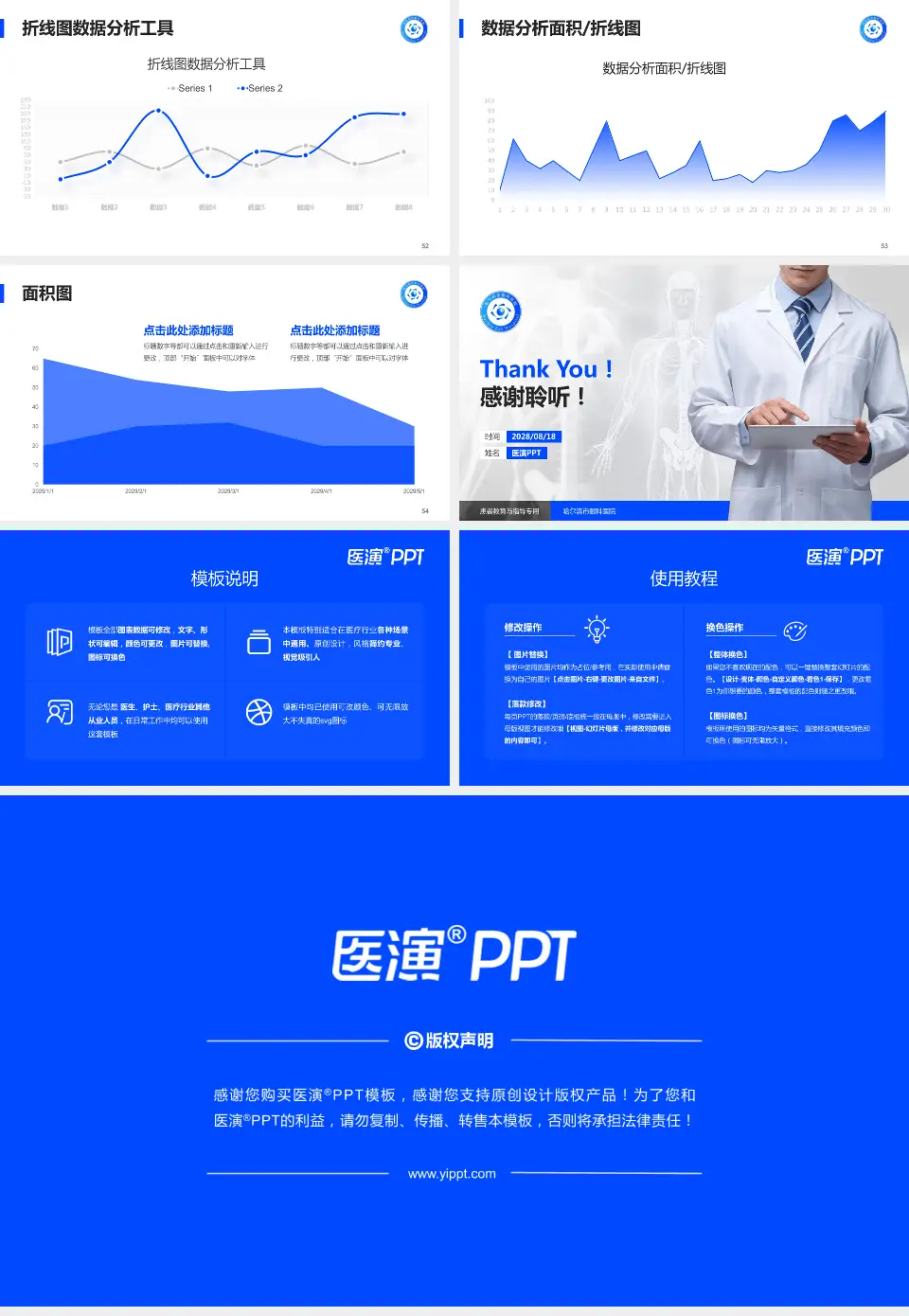 哈尔滨市眼科医院患者教育与指导PPT模板16:9格式幻灯片预览图7