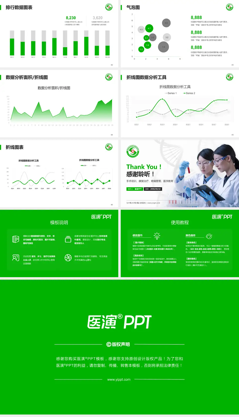 佳木斯大学附属口腔医院科研成果展示PPT模板16:9格式幻灯片预览图6