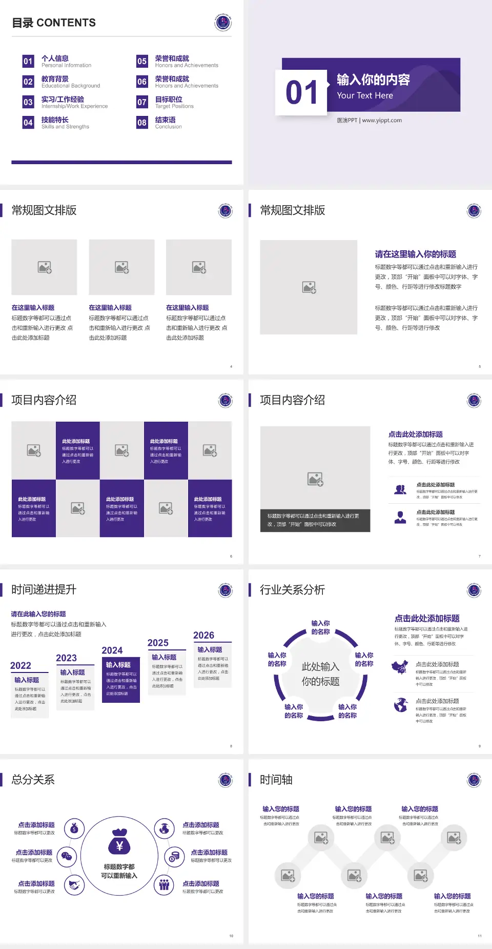 哈尔滨医科大学附属第一医院财务与预算报告PPT模板4:3格式幻灯片预览图2