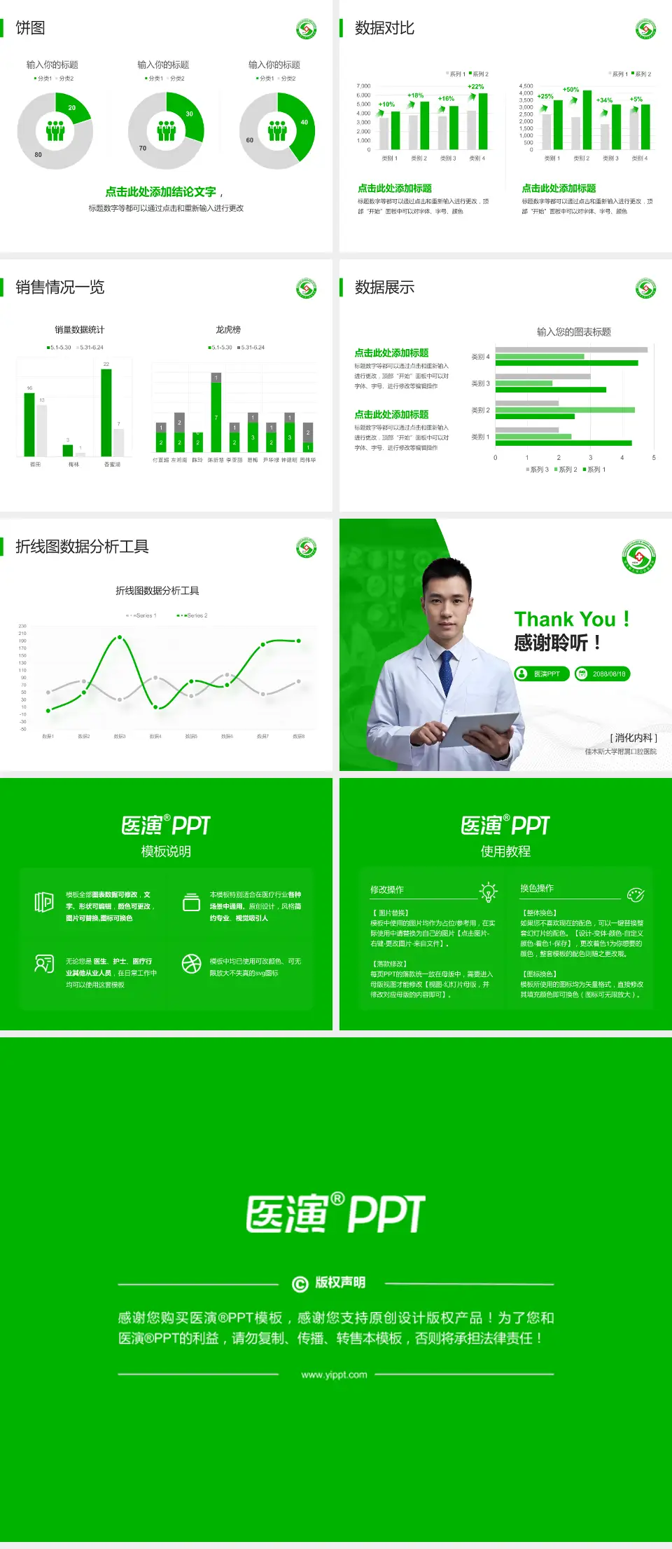 佳木斯大学附属口腔医院病例分享与讨论PPT模板4:3格式幻灯片预览图4