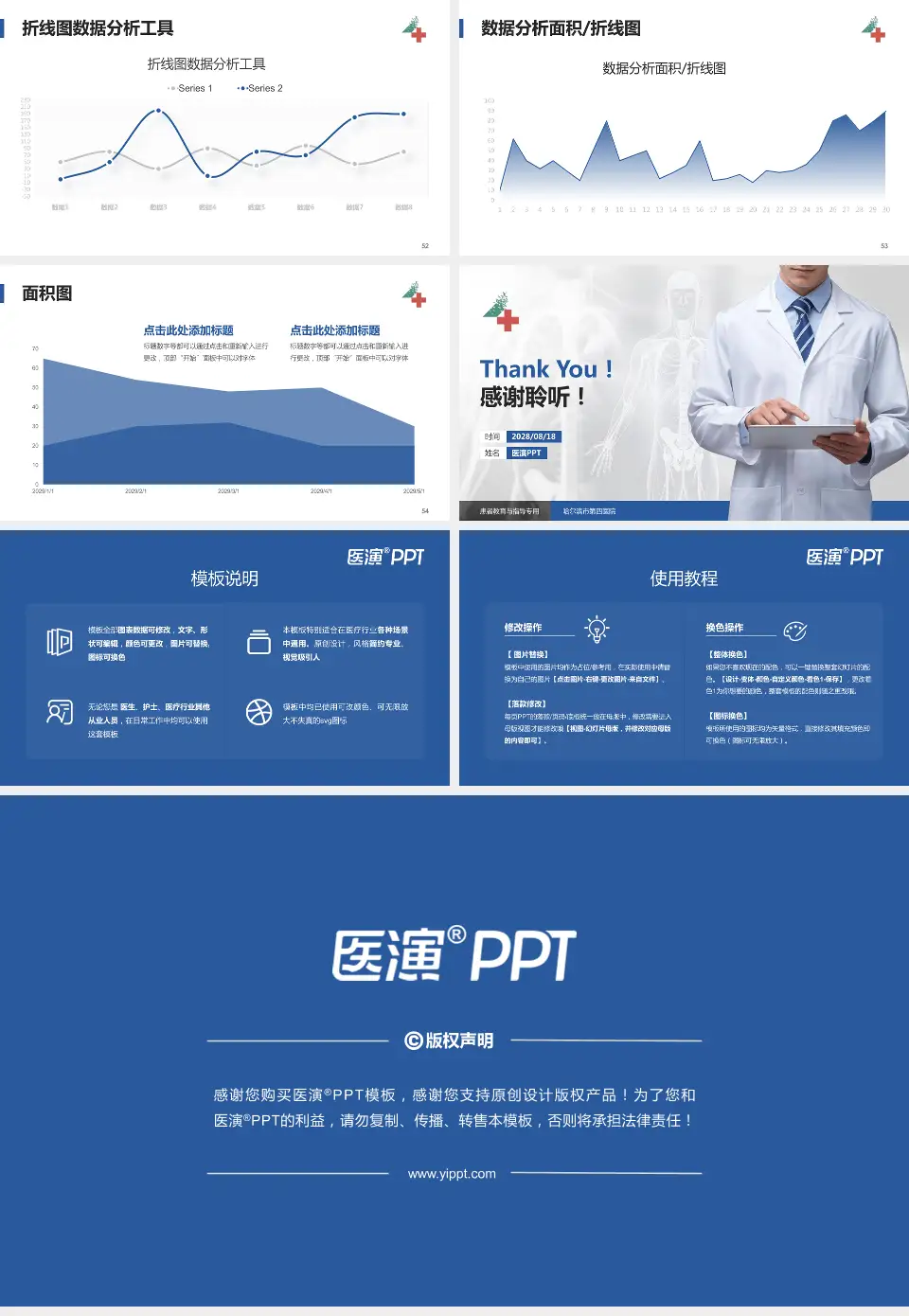 哈尔滨市第四医院患者教育与指导PPT模板16:9格式幻灯片预览图7