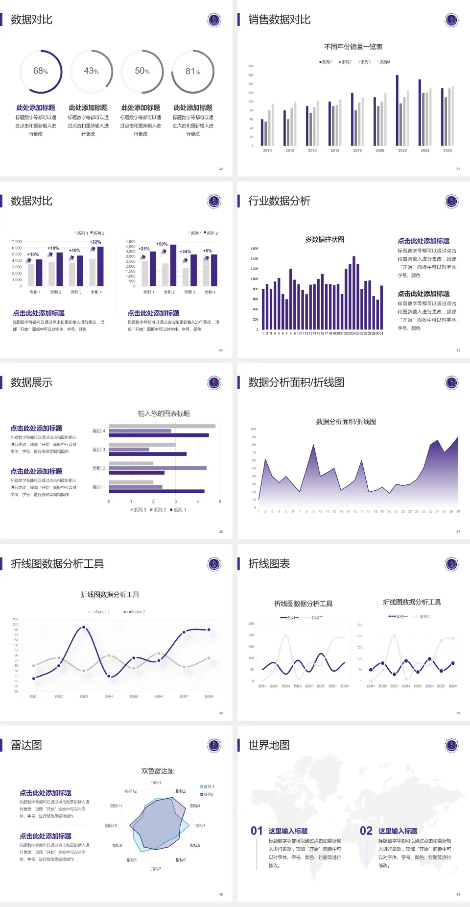 哈尔滨医科大学附属第一医院会议与研讨会PPT模板4:3格式幻灯片预览图5