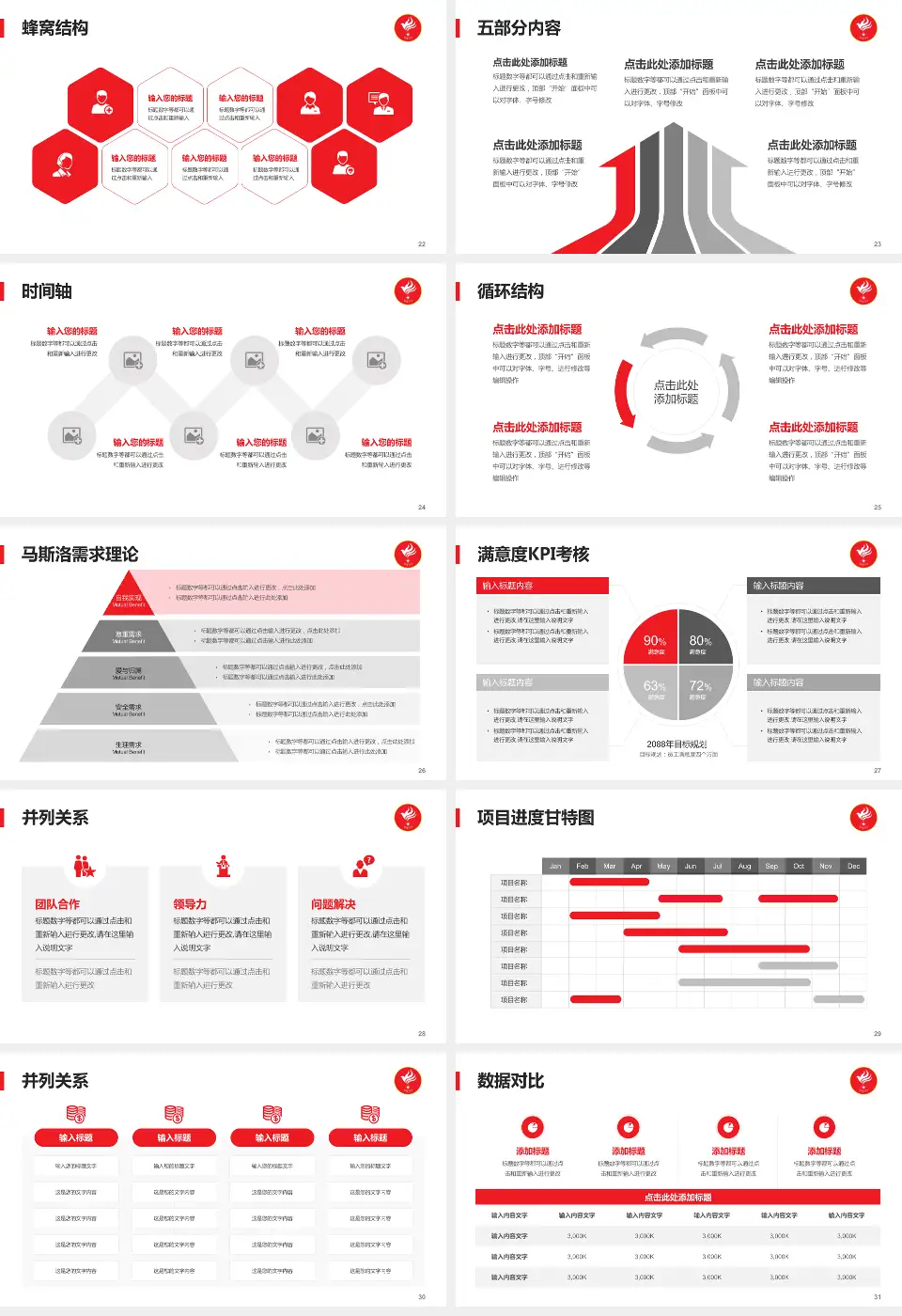 双鸭山煤炭总医院医疗知识普及PPT模板16:9格式幻灯片预览图4