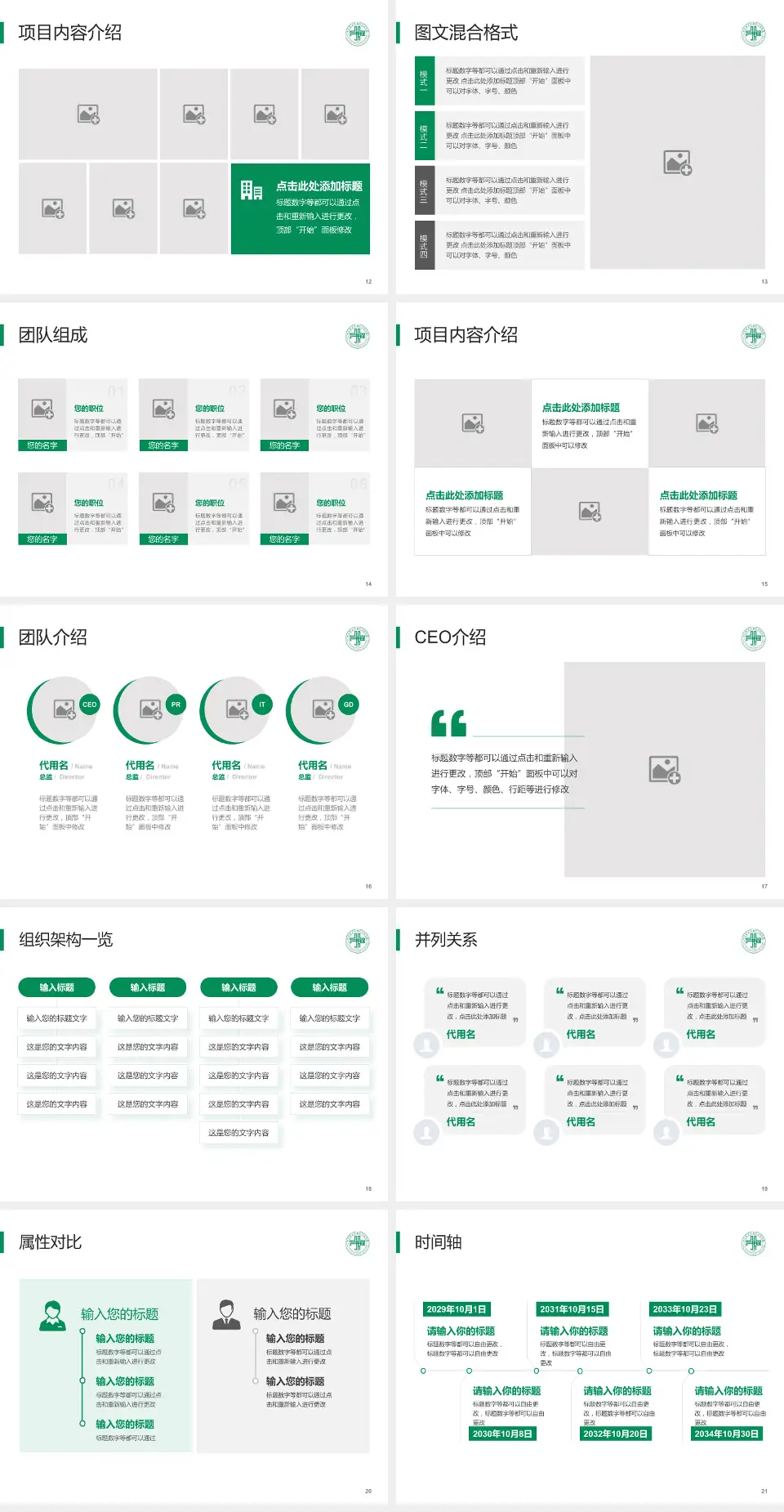 双城市人民医院患者教育与指导PPT模板4:3格式幻灯片预览图3