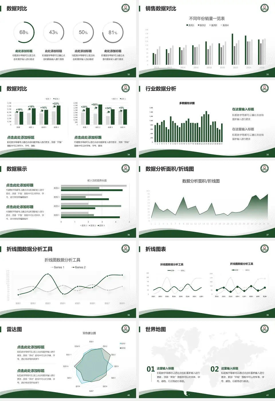 双鸭山市人民医院会议与研讨会PPT模板16:9格式幻灯片预览图5