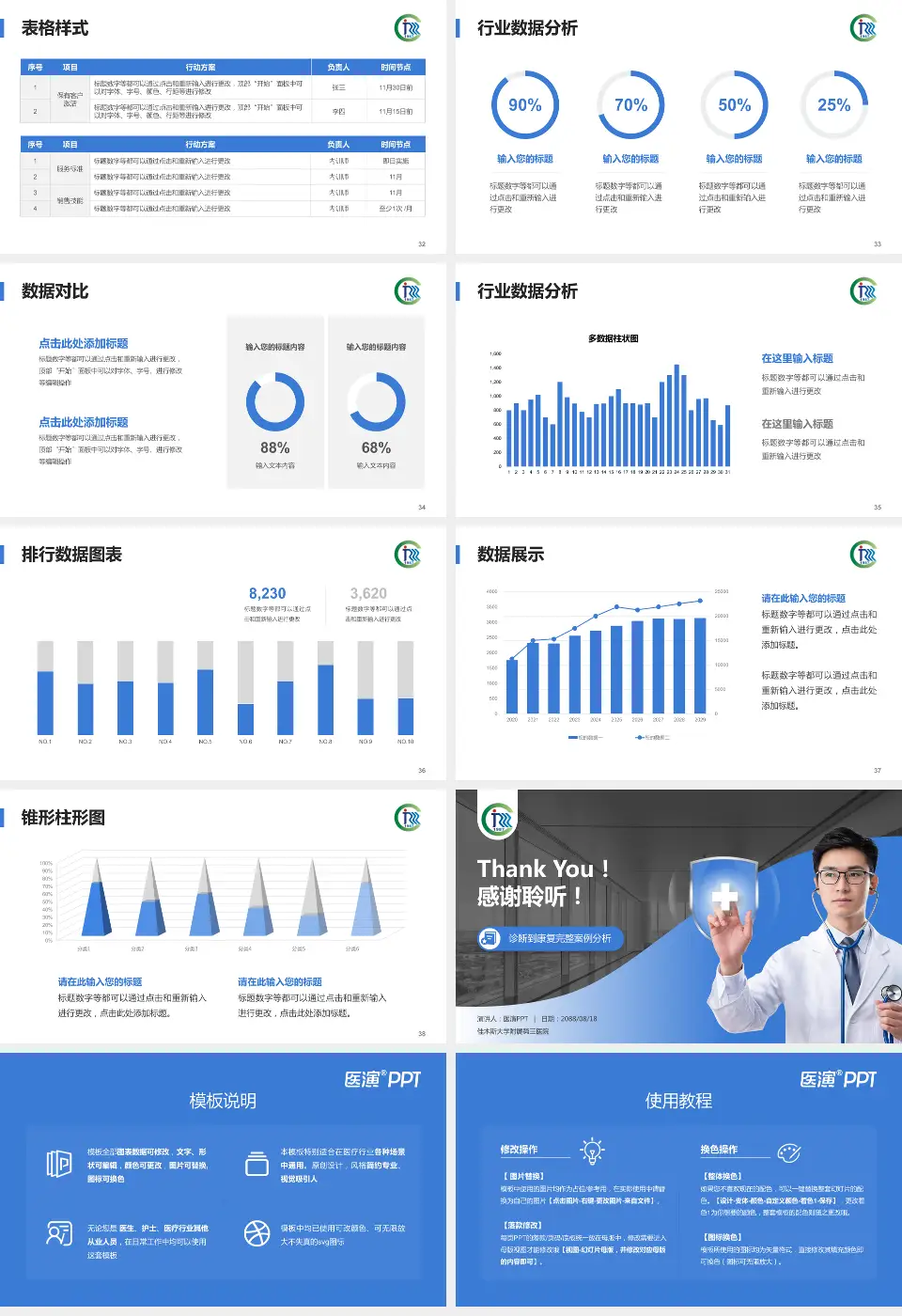 佳木斯大学附属第三医院医疗知识普及PPT模板16:9格式幻灯片预览图5