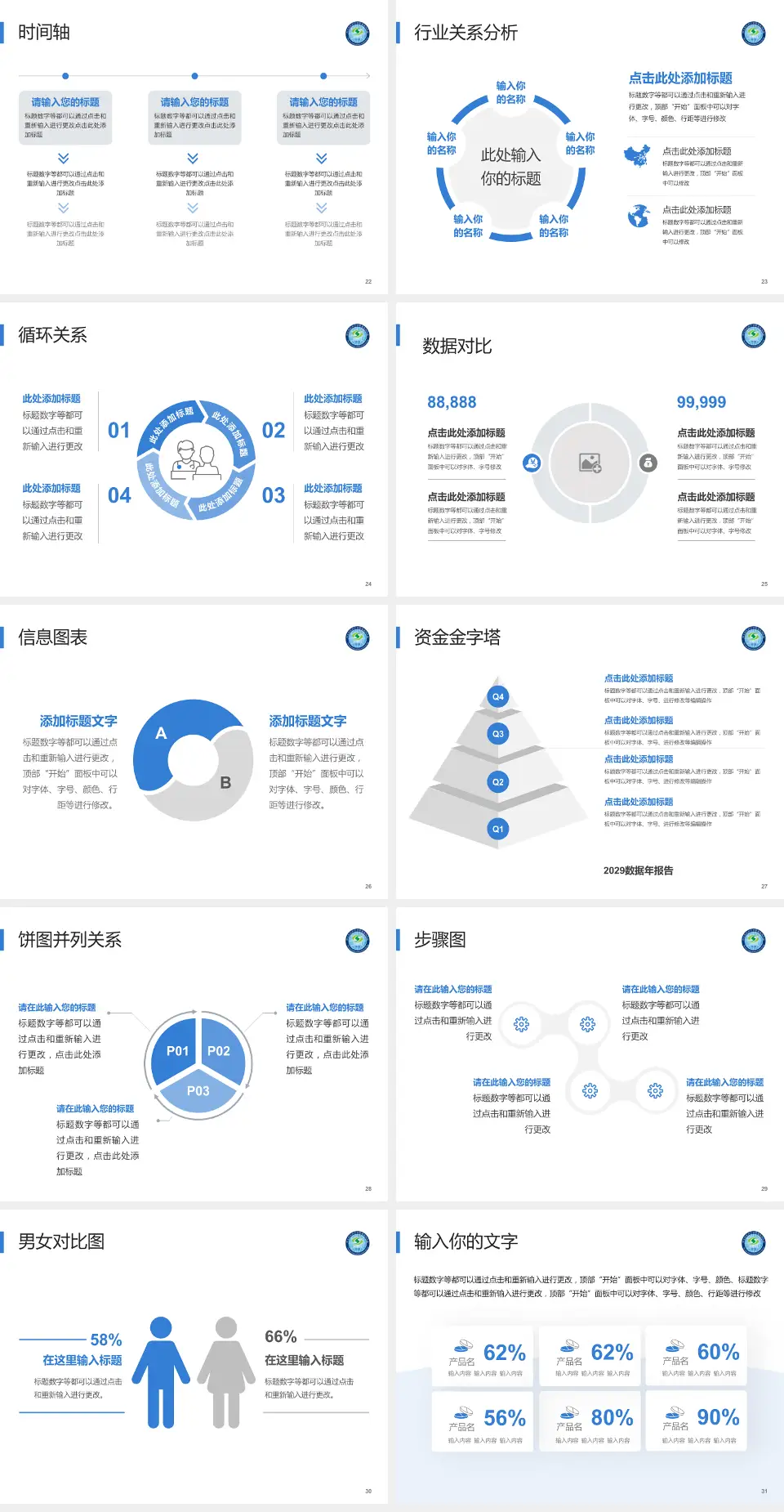 哈尔滨医科大学附属第四医院医院管理报告PPT模板4:3格式幻灯片预览图4