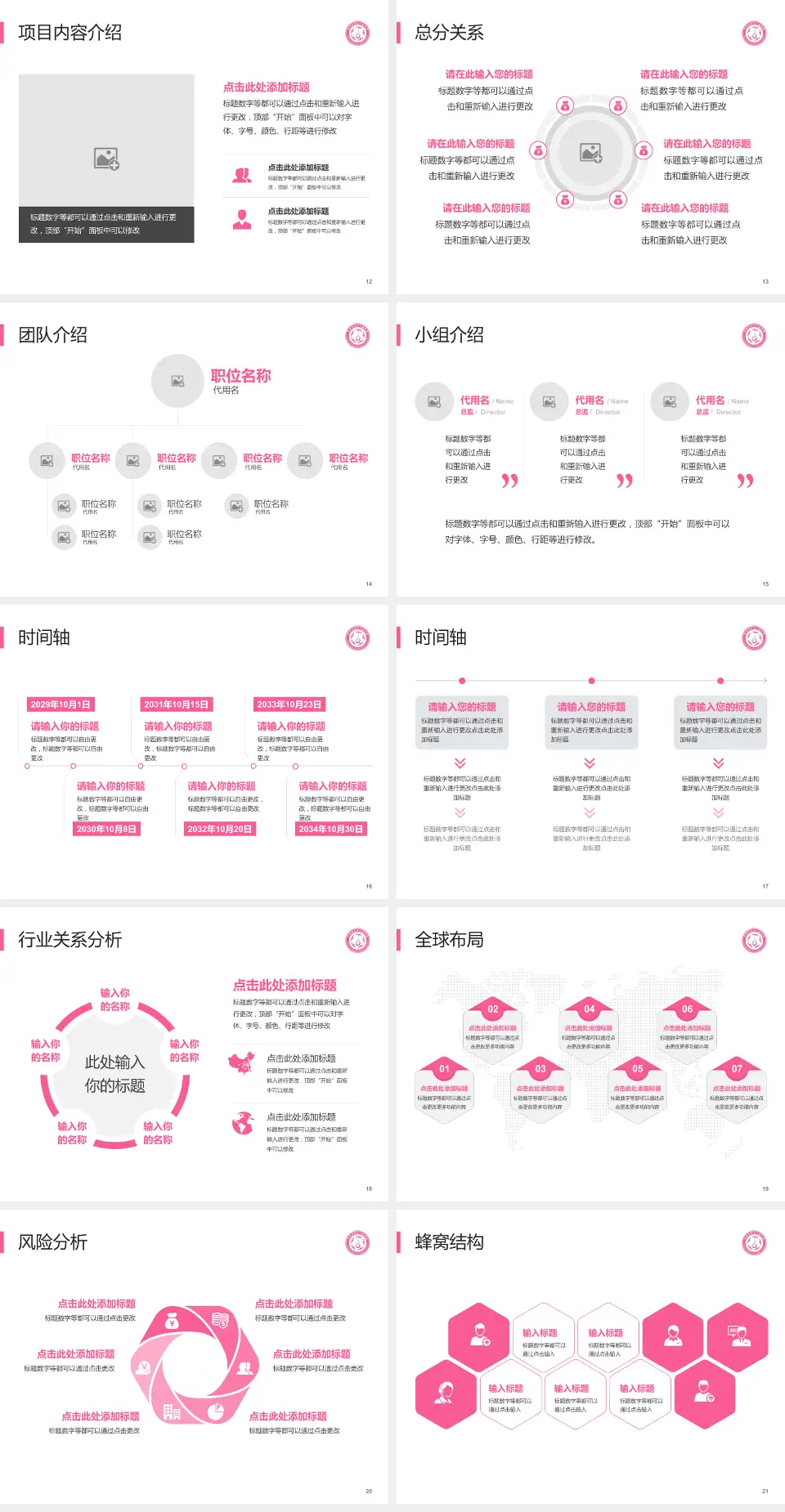 忻州市妇女儿童医院会议与研讨会PPT模板4:3格式幻灯片预览图3