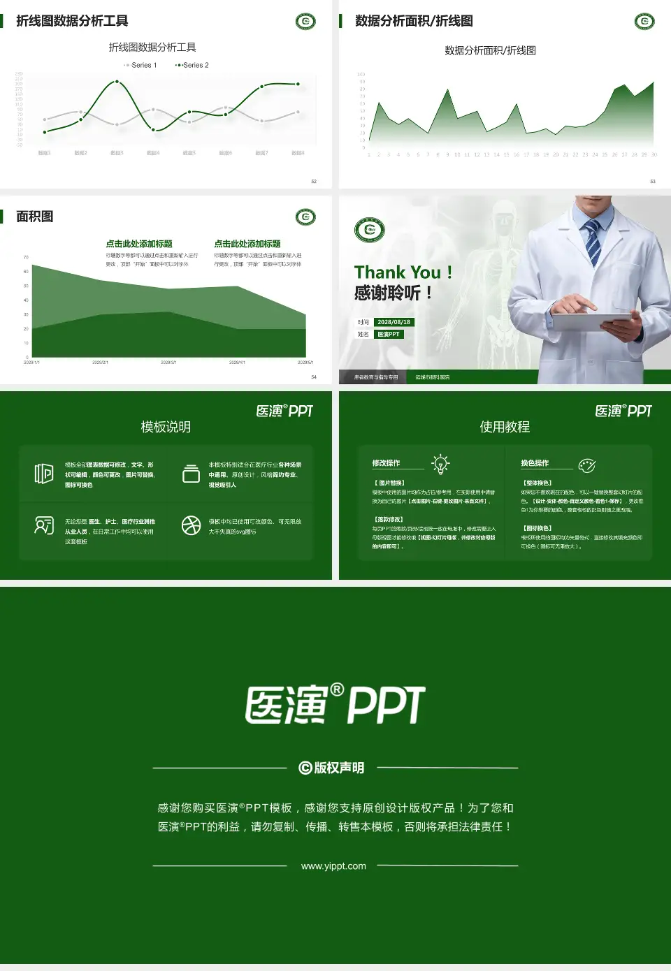 运城市眼科医院患者教育与指导PPT模板16:9格式幻灯片预览图7