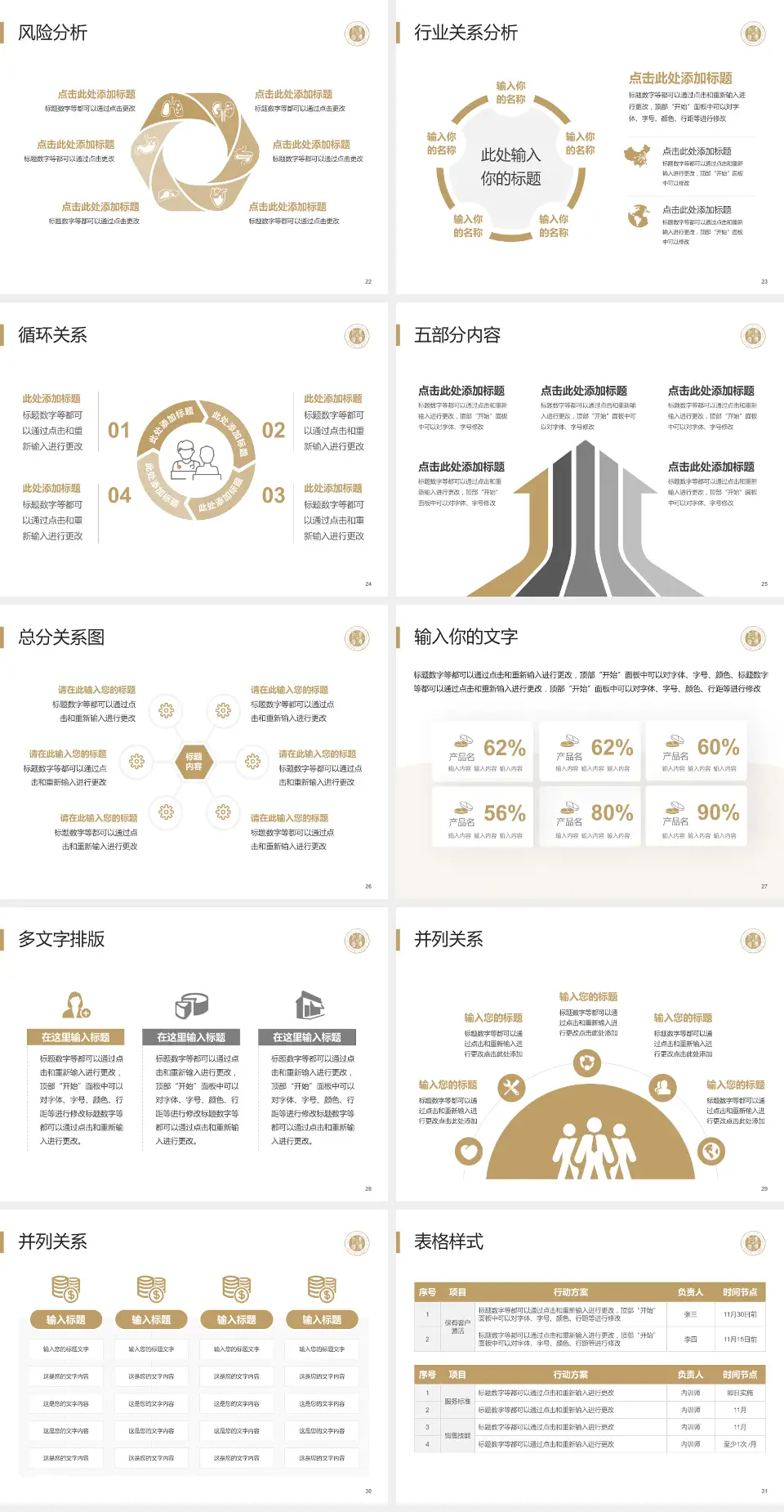 温岭市第一人民医院科室介绍与推广PPT模板4:3格式幻灯片预览图4