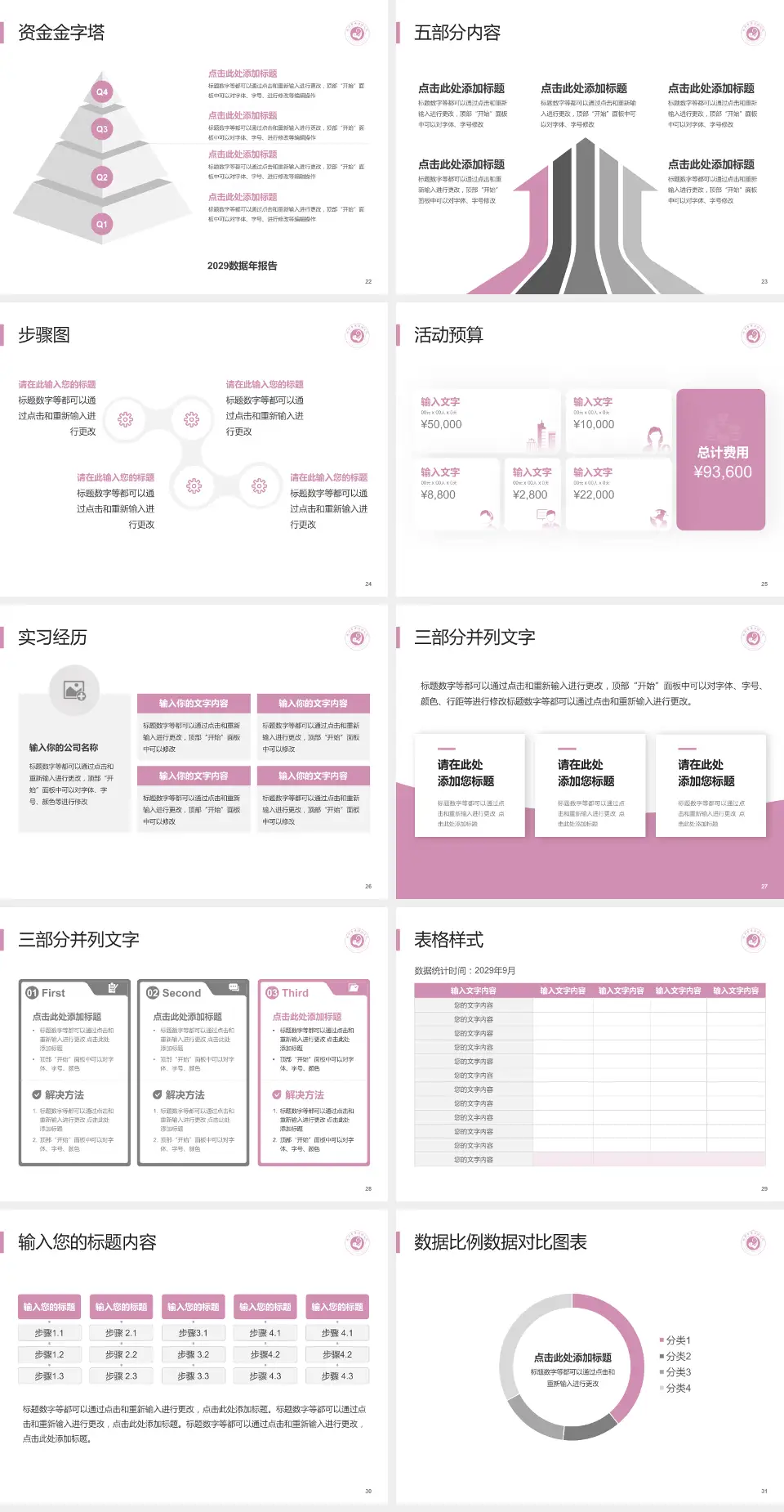 滕州市妇幼保健院会议与研讨会PPT模板4:3格式幻灯片预览图4