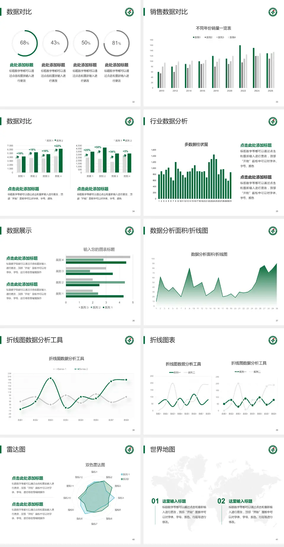 武汉市中心医院杨春湖院区会议与研讨会PPT模板4:3格式幻灯片预览图5
