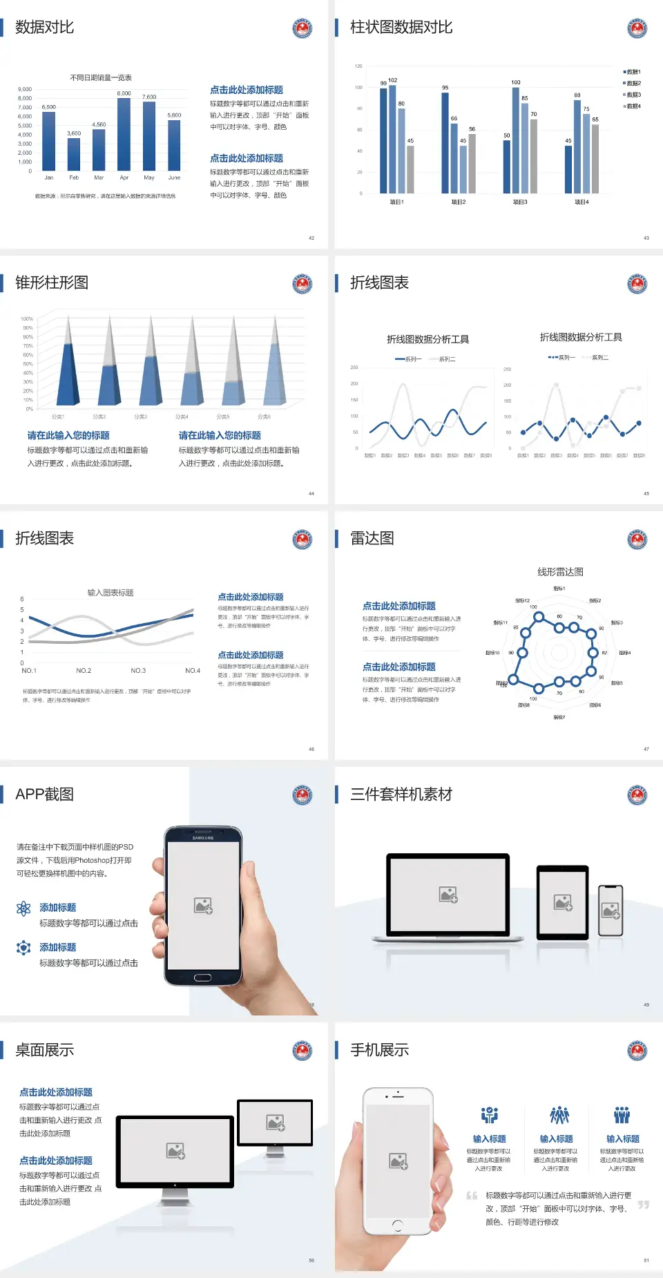 黄河三门峡医院南院区医院管理报告PPT模板4:3格式幻灯片预览图6