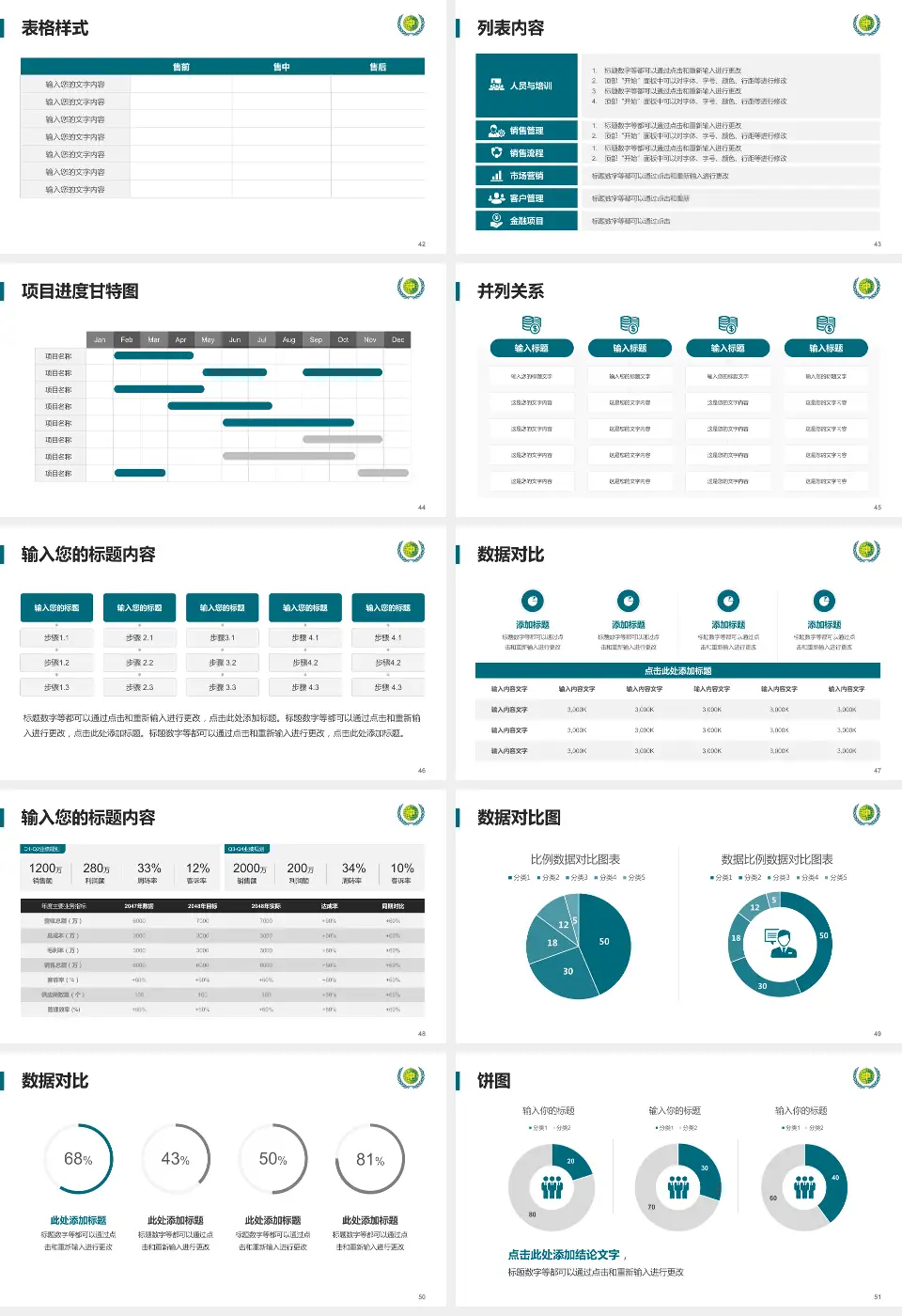 天津中医药大学第一附属医院南院区医疗行业比赛专用PPT模板16:9格式幻灯片预览图6
