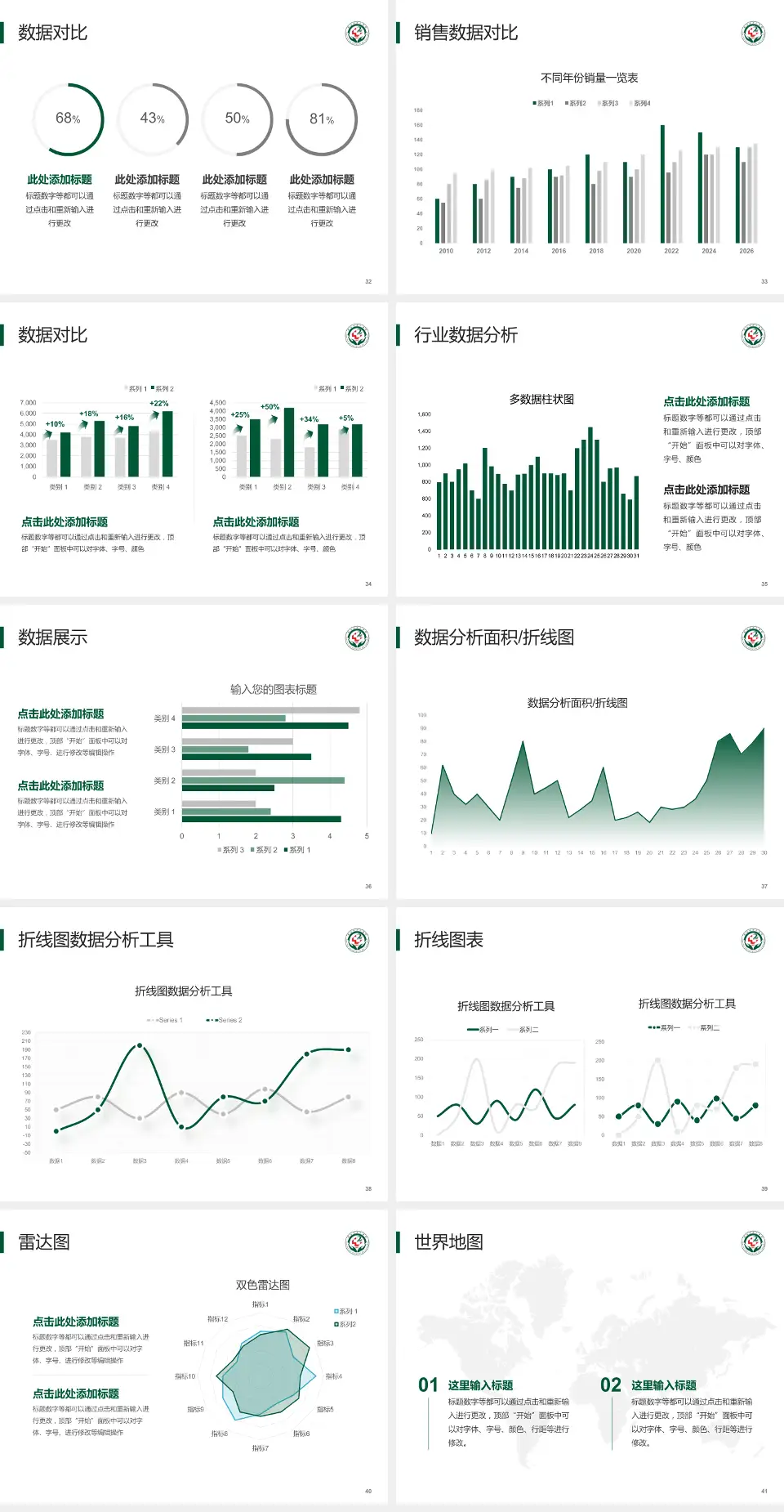 唐山市第二医院会议与研讨会PPT模板4:3格式幻灯片预览图5