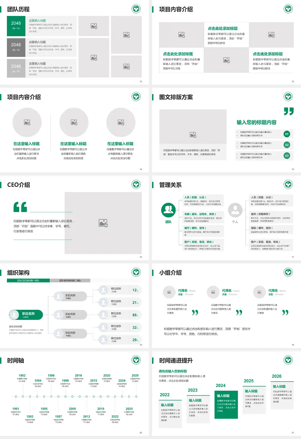 富顺县人民医院医院管理报告PPT模板16:9格式幻灯片预览图3