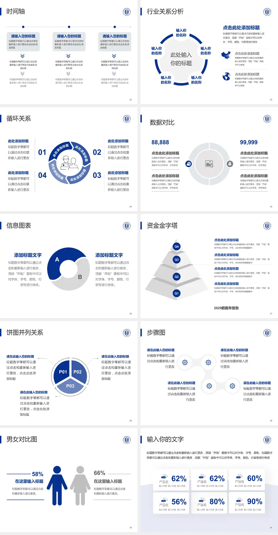 浙江省人民医院越城院区医院管理报告PPT模板4:3格式幻灯片预览图4