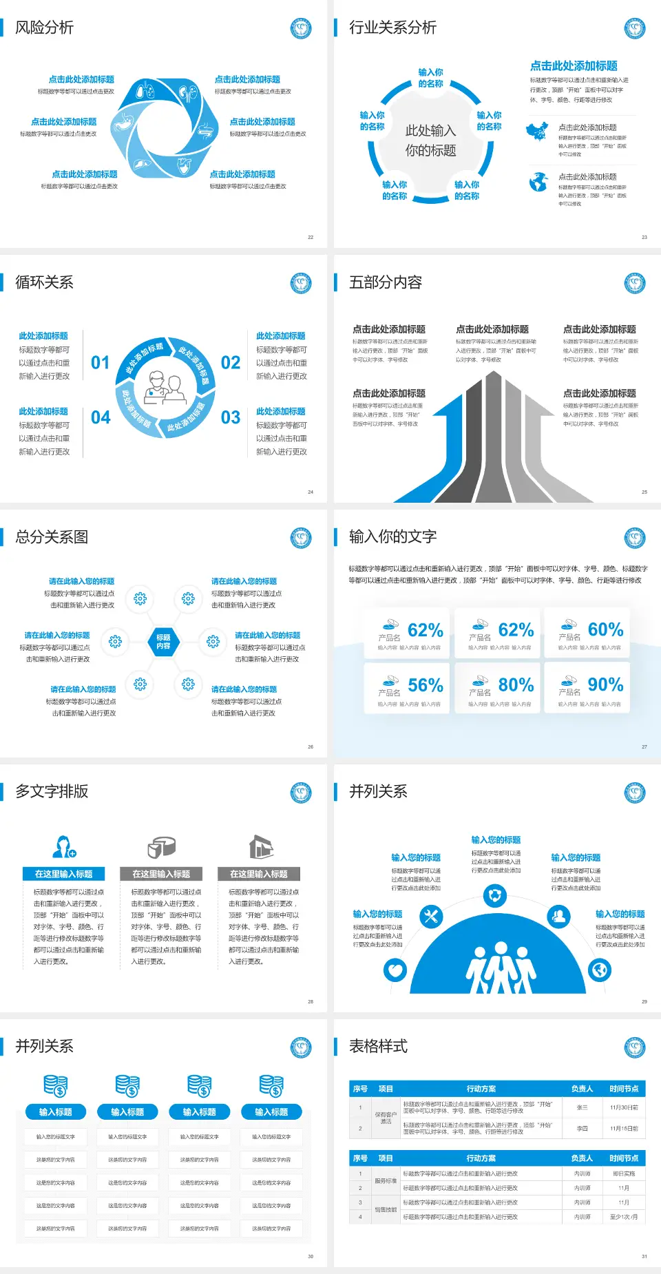 自贡市第五人民医院科室介绍与推广PPT模板4:3格式幻灯片预览图4