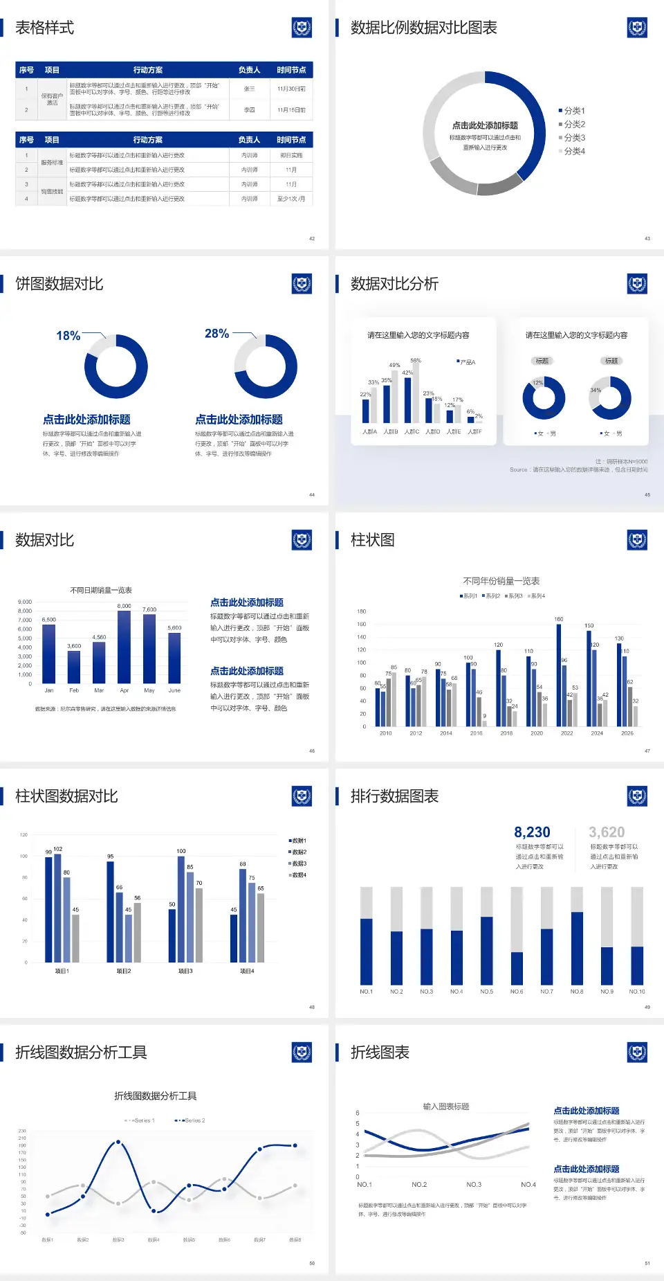 北京大学国际医院医院简介/日常通用PPT模板4:3格式幻灯片预览图6