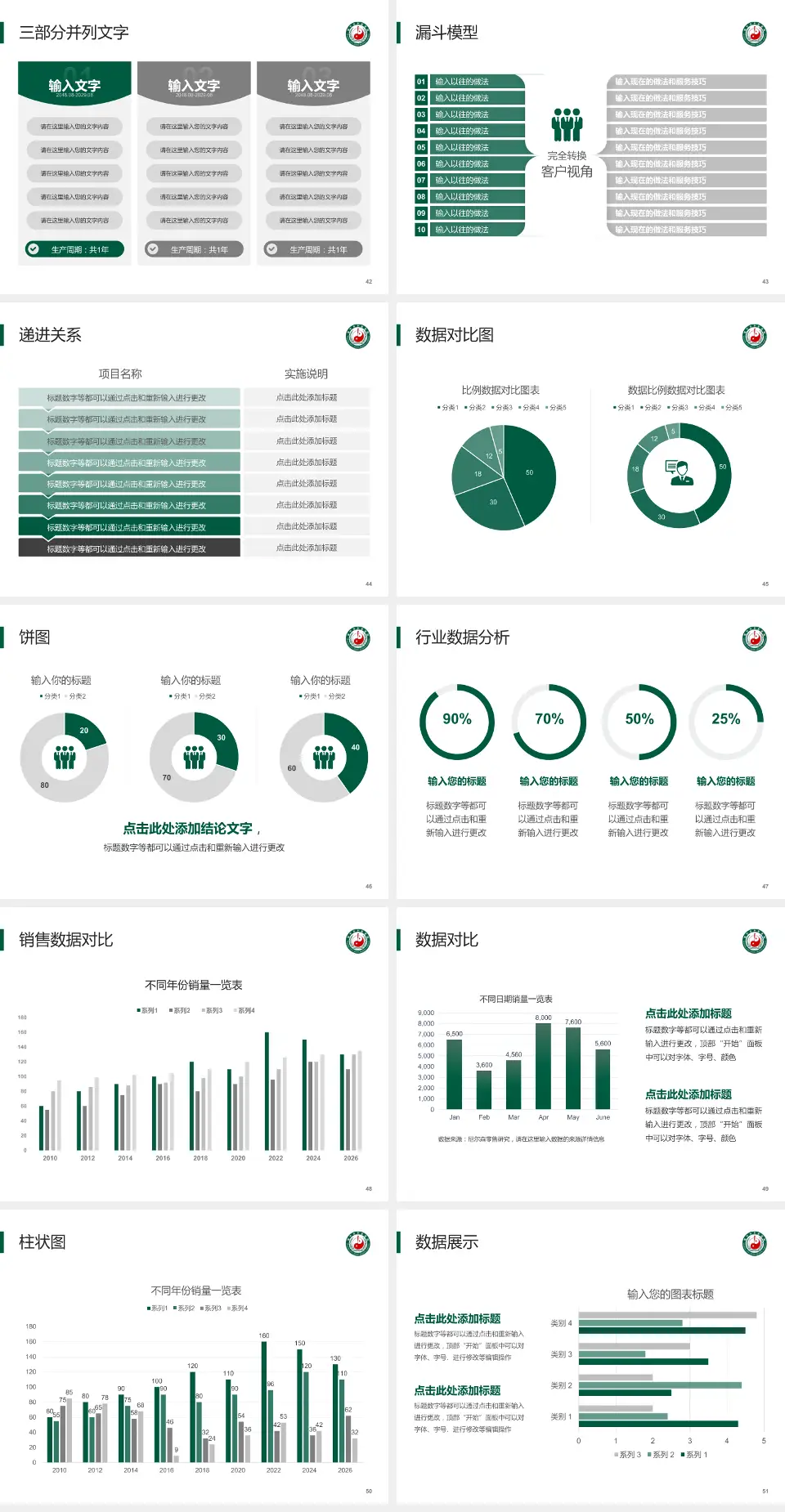 绵竹市中医医院患者教育与指导PPT模板4:3格式幻灯片预览图6
