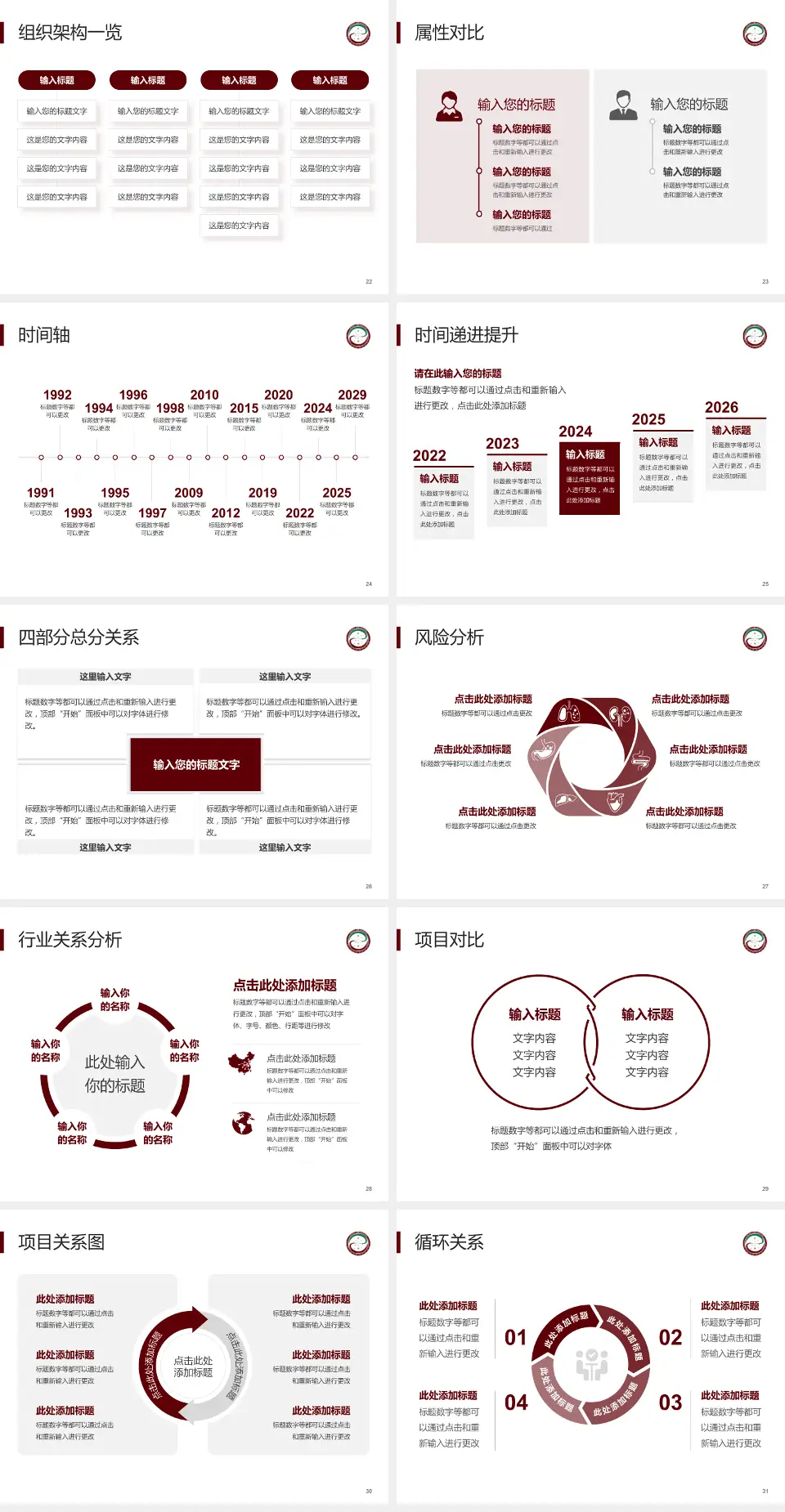 泸州市中医医院（大山坪院区）医疗行业比赛专用PPT模板4:3格式幻灯片预览图4