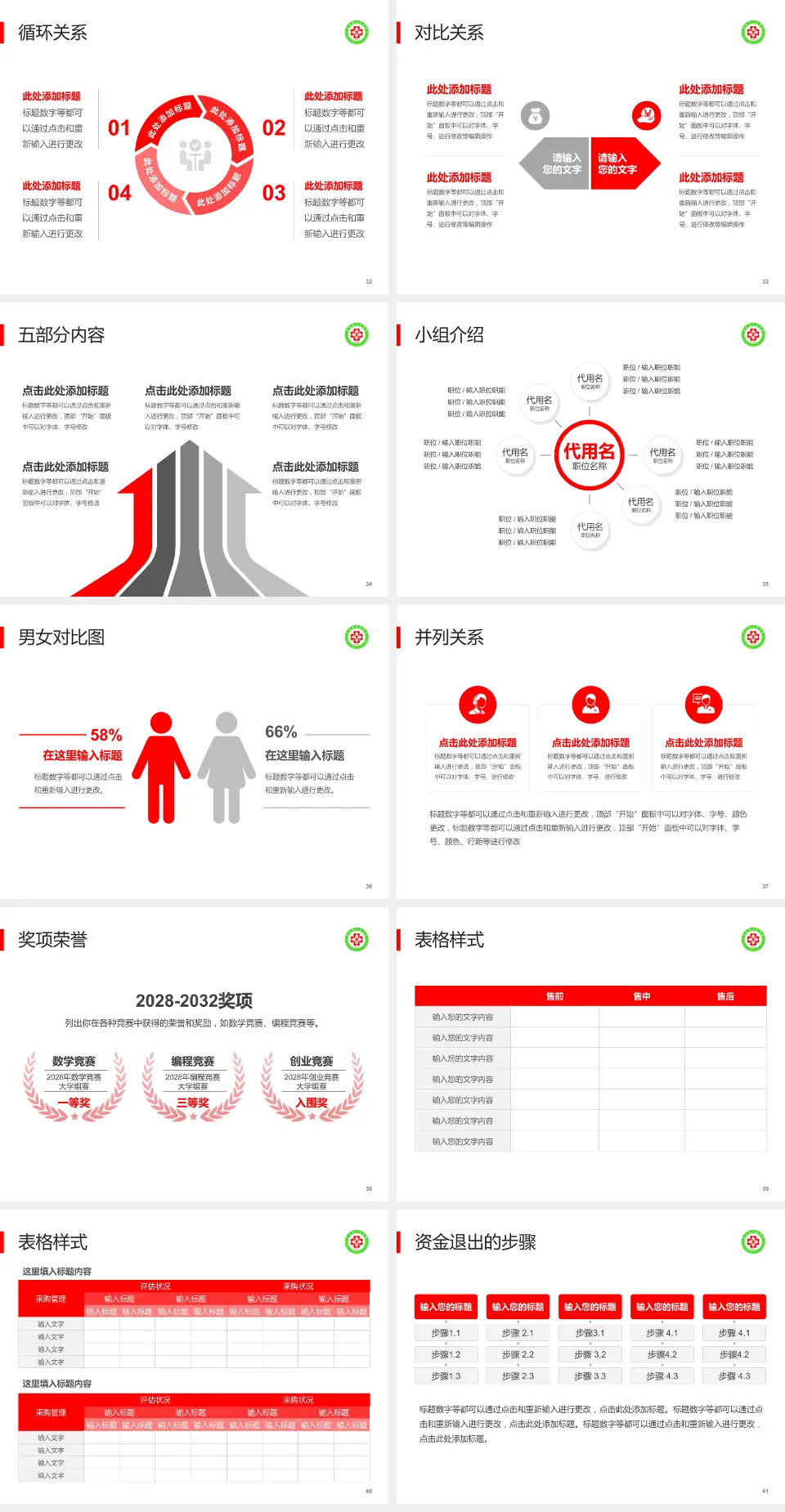 宁陵县人民医院医院简介/日常通用PPT模板4:3格式幻灯片预览图5