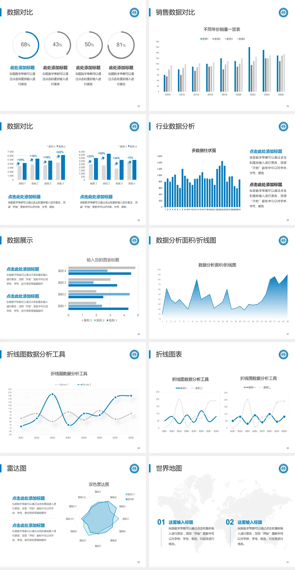 川北医学院附属医院会议与研讨会PPT模板4:3格式幻灯片预览图5