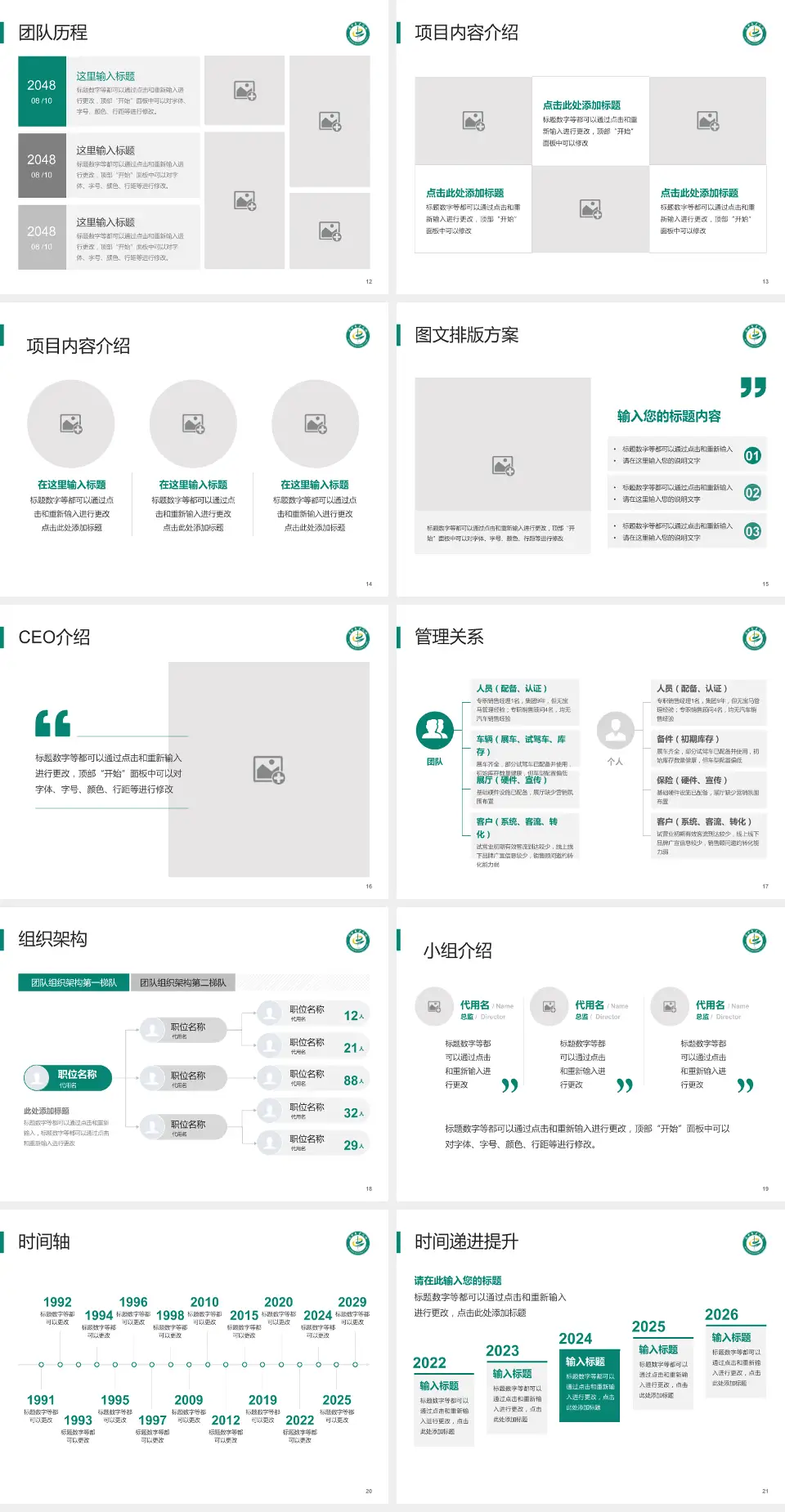 巴中市中医院医院管理报告PPT模板4:3格式幻灯片预览图3