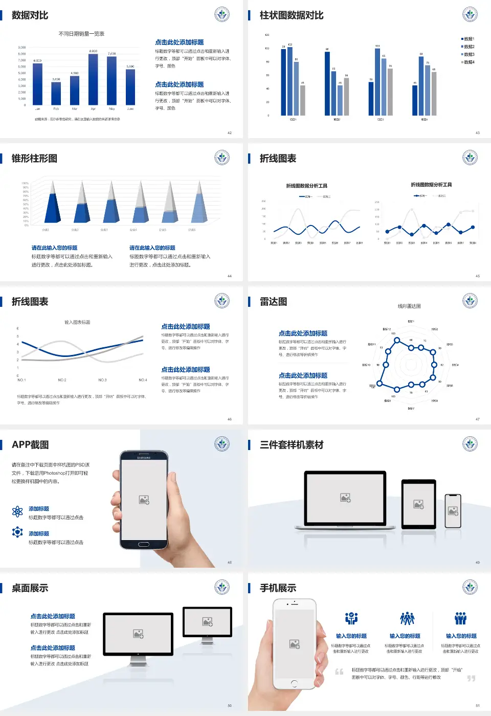 华北理工大学附属医院医院管理报告PPT模板16:9格式幻灯片预览图6