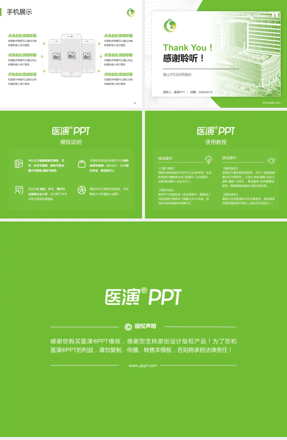 唐山市妇幼保健院医院管理报告PPT模板4:3格式幻灯片预览图7