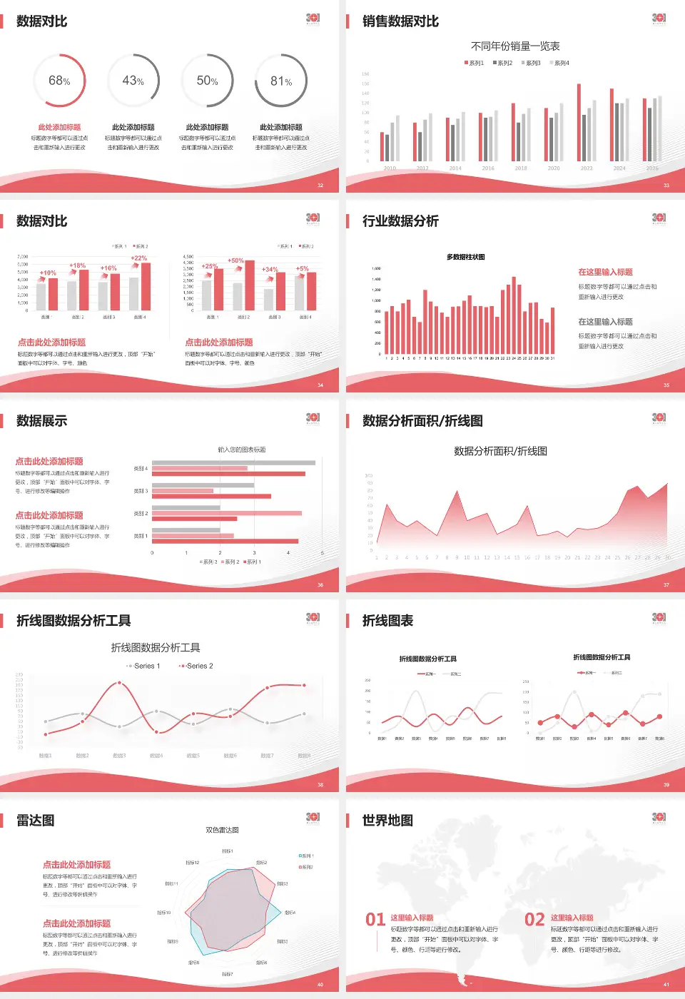 中国人民解放军总医院第八医学中心会议与研讨会PPT模板16:9格式幻灯片预览图5