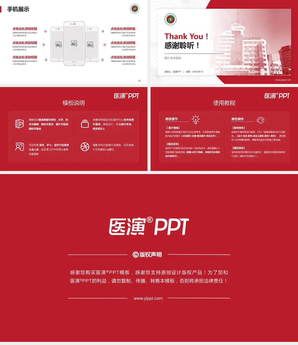 商丘市中医院医院管理报告PPT模板16:9格式幻灯片预览图7