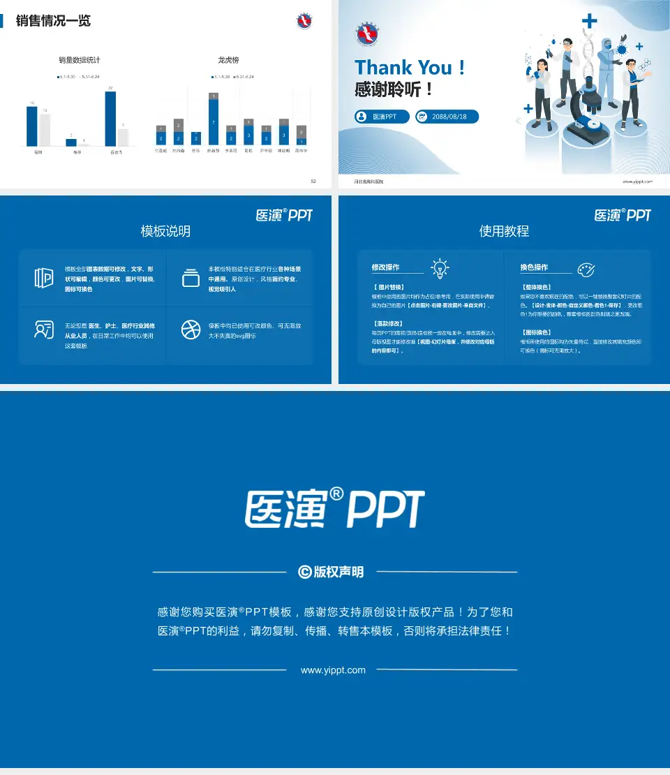 河北省胸科医院品管圈PDCA演示专用PPT模板16:9格式幻灯片预览图7