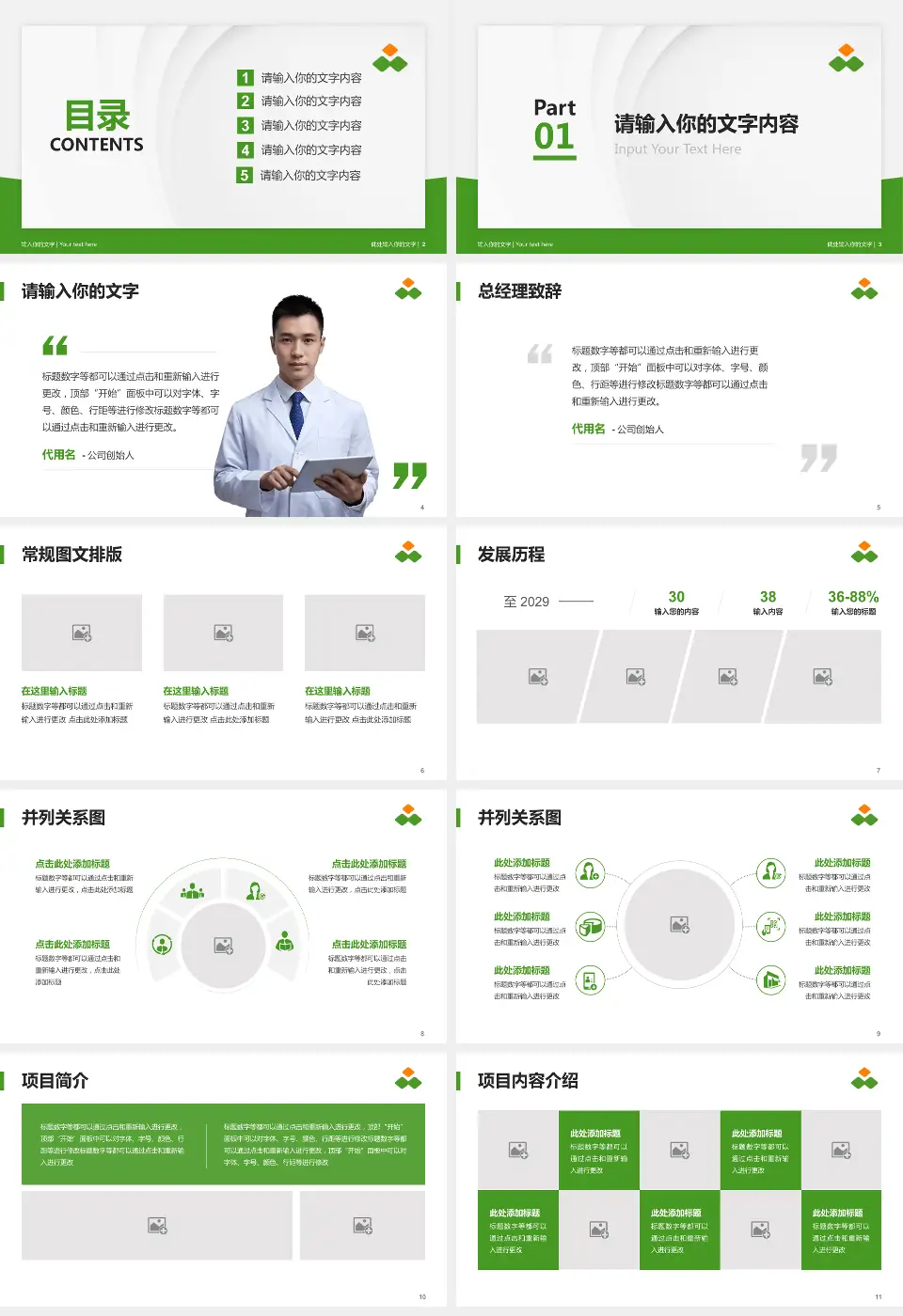浙江萧山医院医院管理报告PPT模板16:9格式幻灯片预览图2