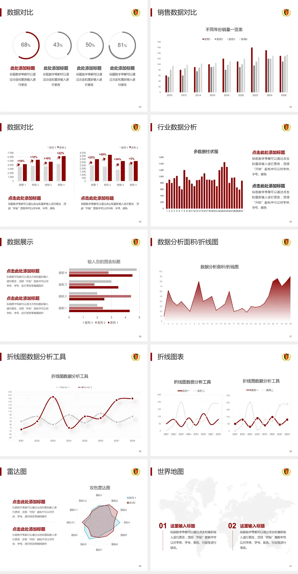 青岛大学附属医院市南院区会议与研讨会PPT模板4:3格式幻灯片预览图5