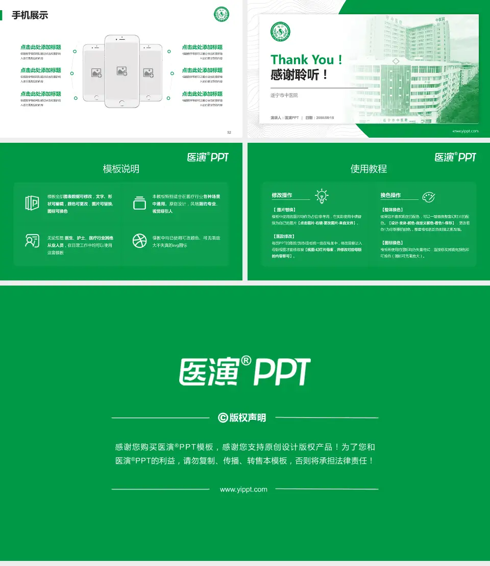 遂宁市中医院医院管理报告PPT模板16:9格式幻灯片预览图7