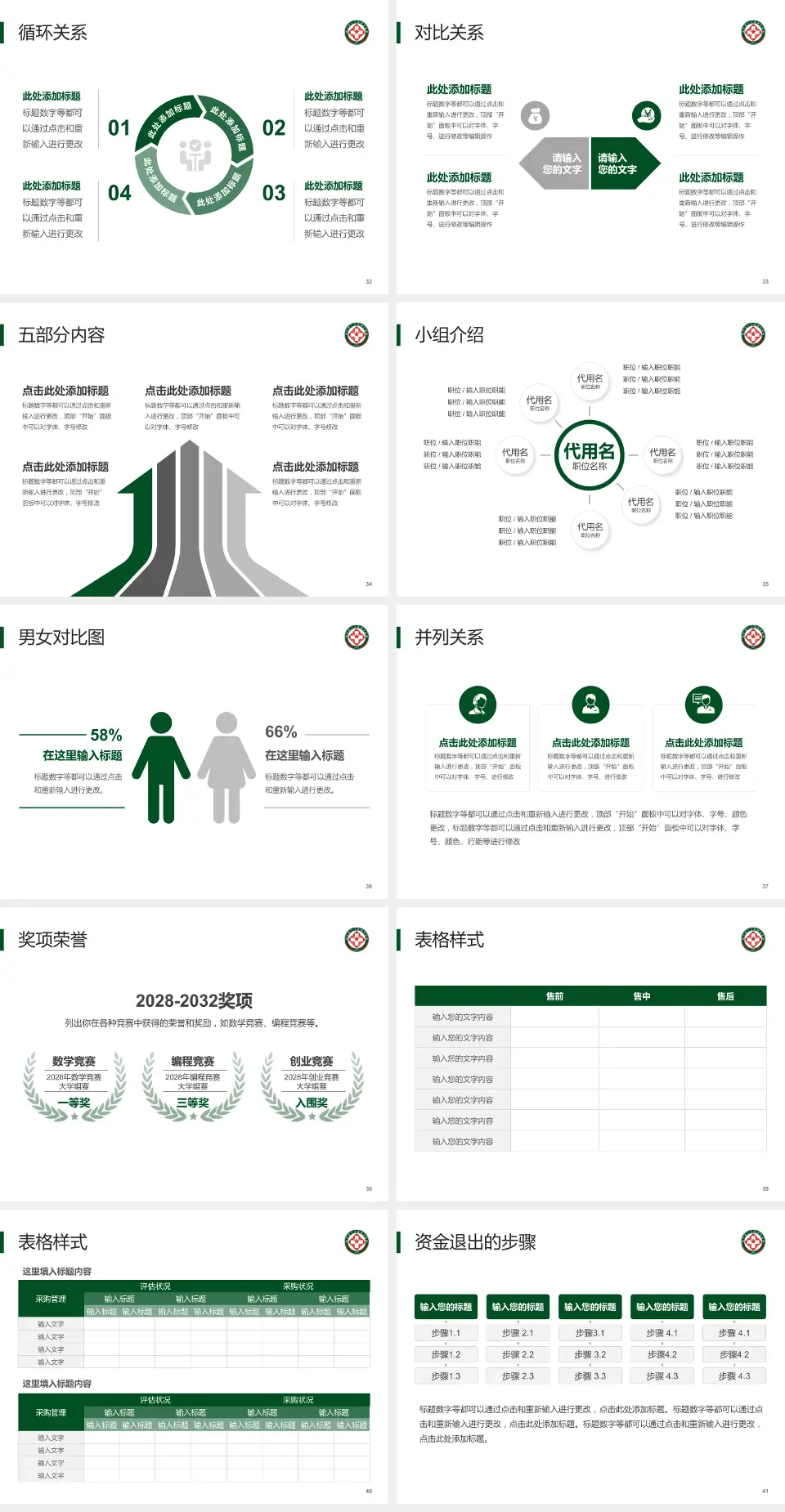 陆军第80集团军医院医院简介/日常通用PPT模板4:3格式幻灯片预览图5