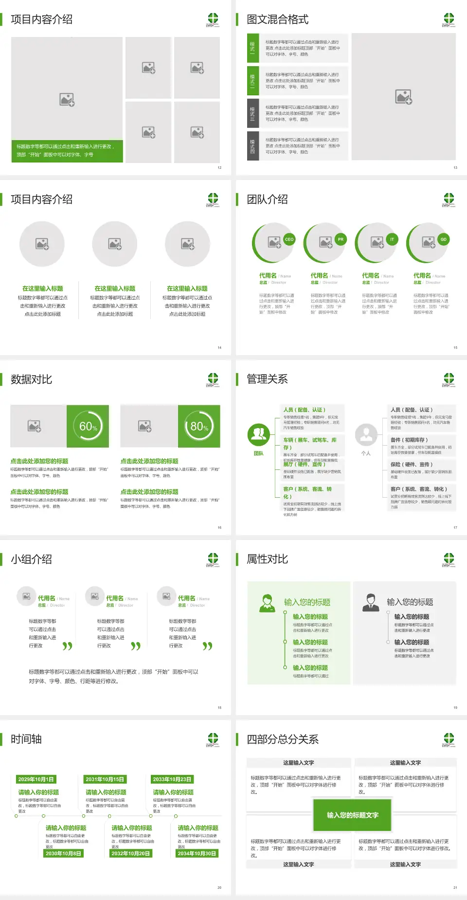 绵阳市第三人民医院科室介绍与推广PPT模板4:3格式幻灯片预览图3