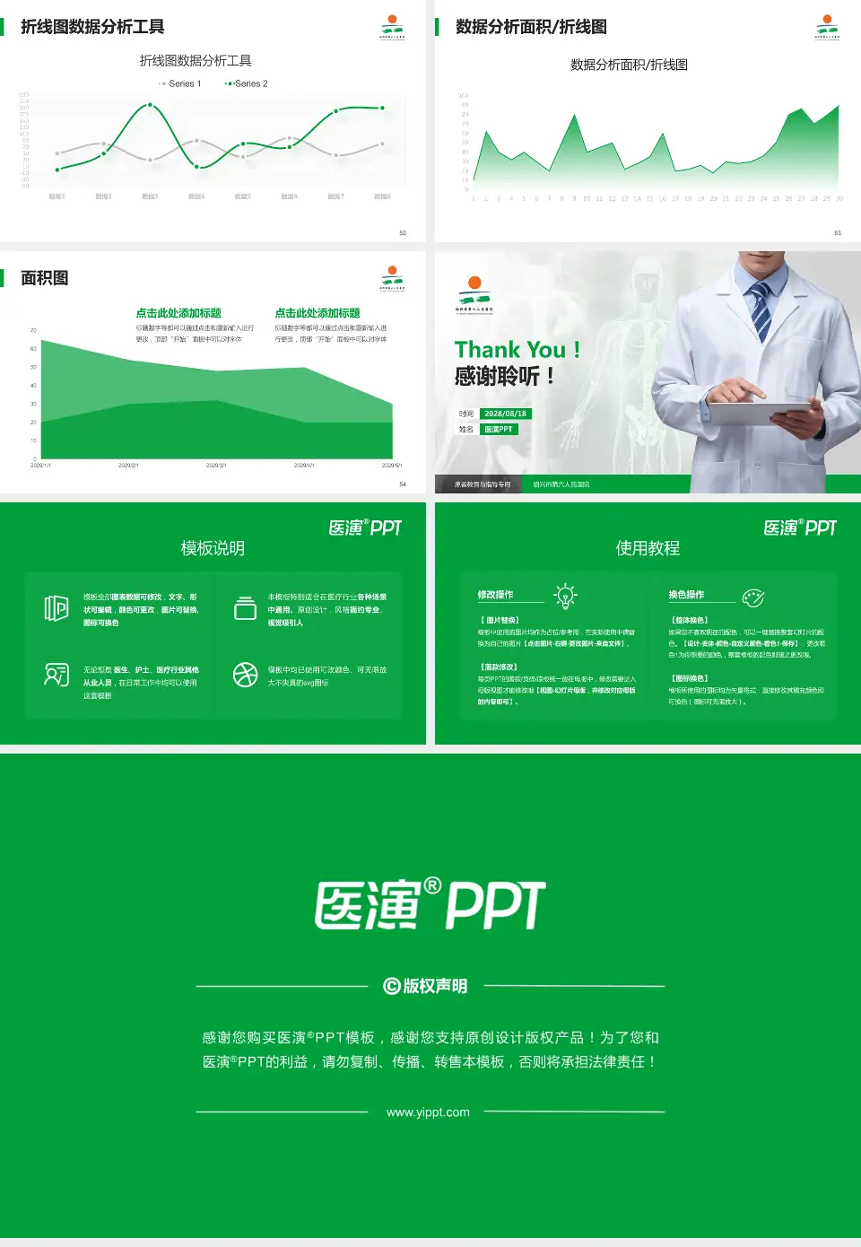 绍兴市第六人民医院患者教育与指导PPT模板16:9格式幻灯片预览图7