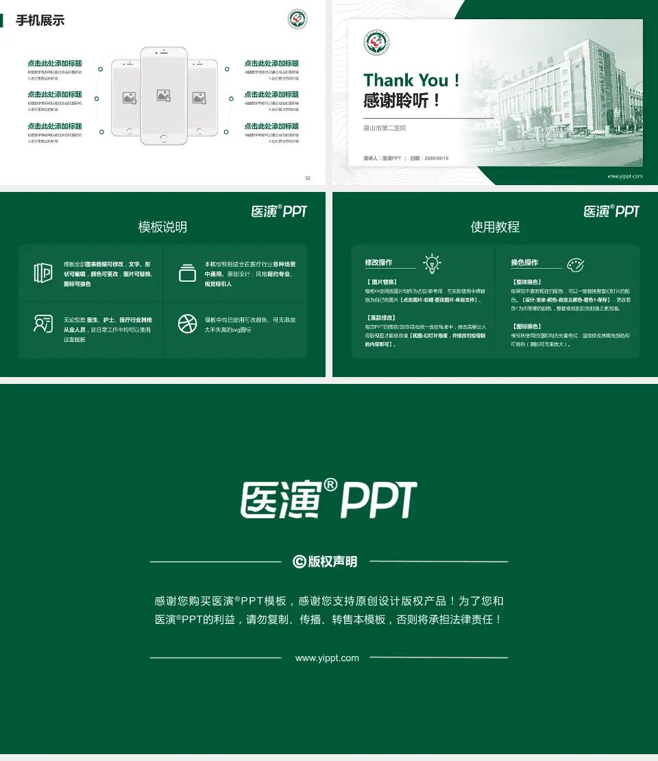 唐山市第二医院医院管理报告PPT模板16:9格式幻灯片预览图7