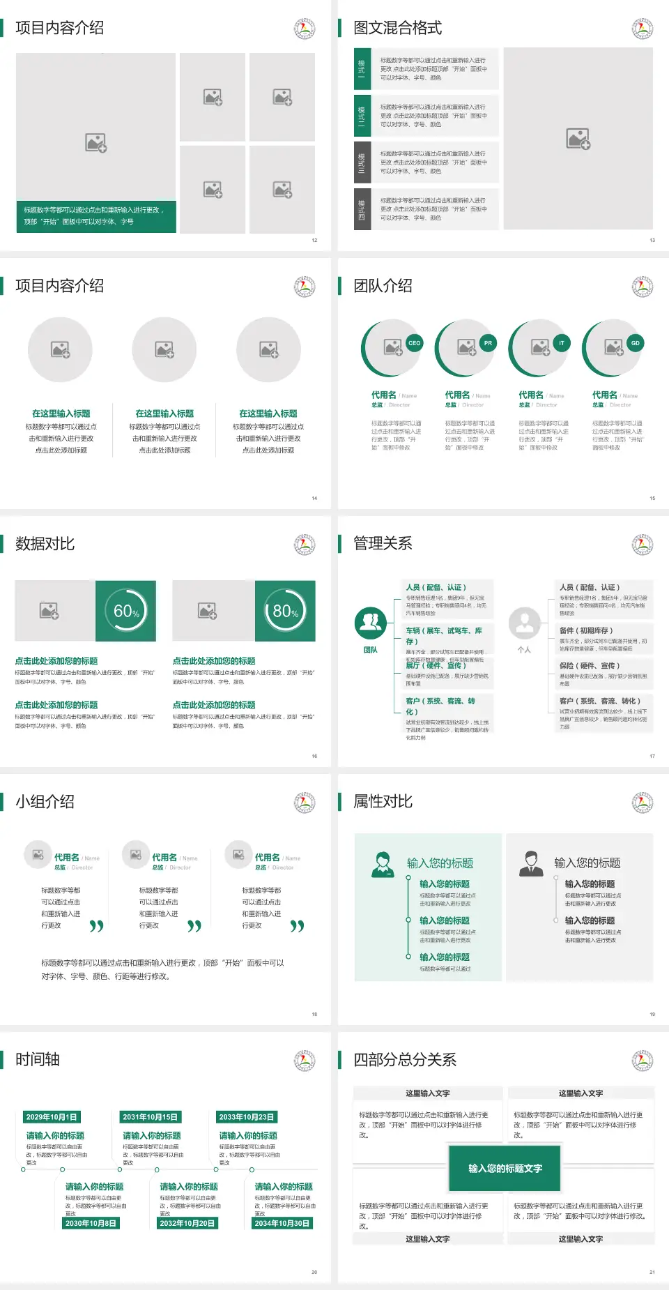 淄博市第五人民医院科室介绍与推广PPT模板4:3格式幻灯片预览图3