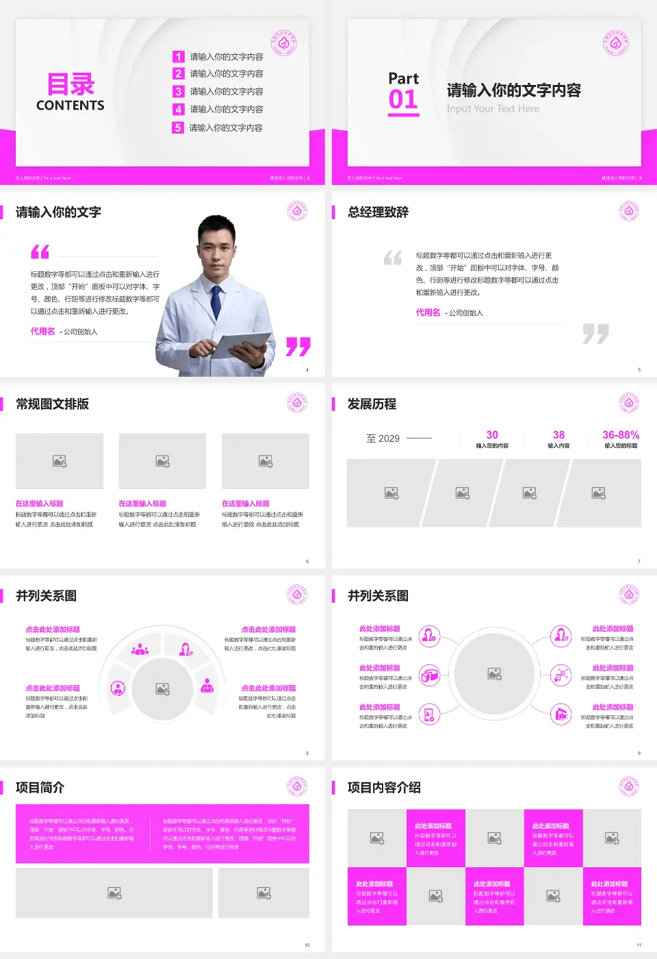 永康市妇幼保健院医院管理报告PPT模板16:9格式幻灯片预览图2