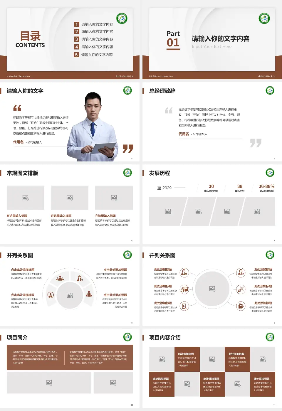 天津市滨海新区中医医院医院管理报告PPT模板16:9格式幻灯片预览图2