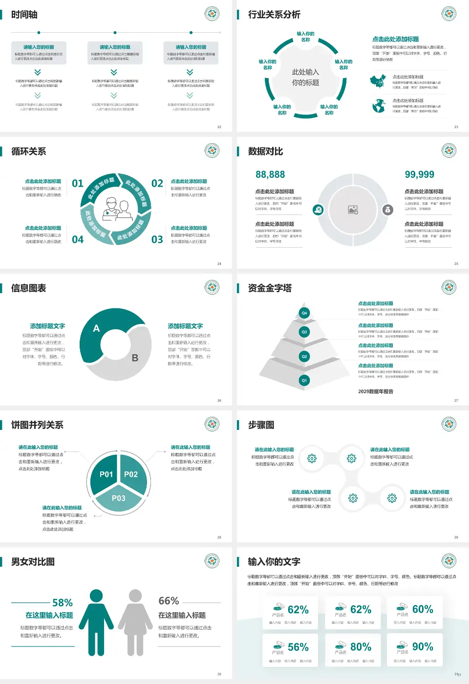 成都市公共卫生临床医疗中心医院管理报告PPT模板16:9格式幻灯片预览图4