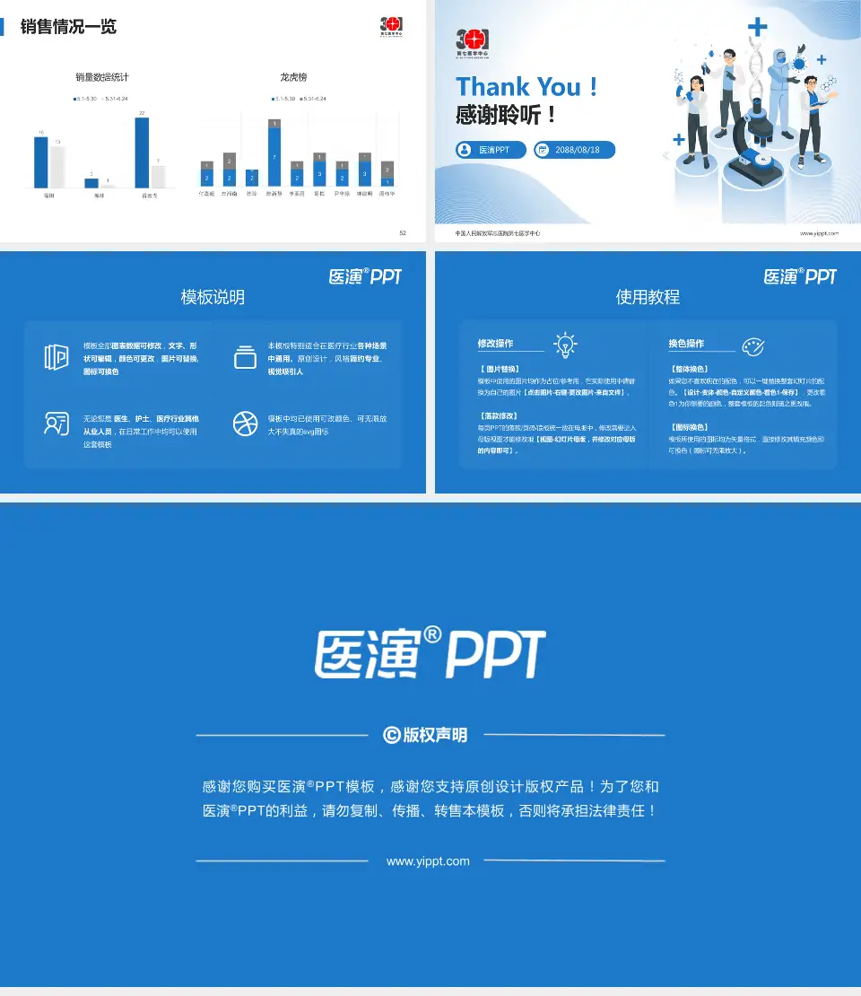 中国人民解放军总医院第七医学中心品管圈PDCA演示专用PPT模板16:9格式幻灯片预览图7