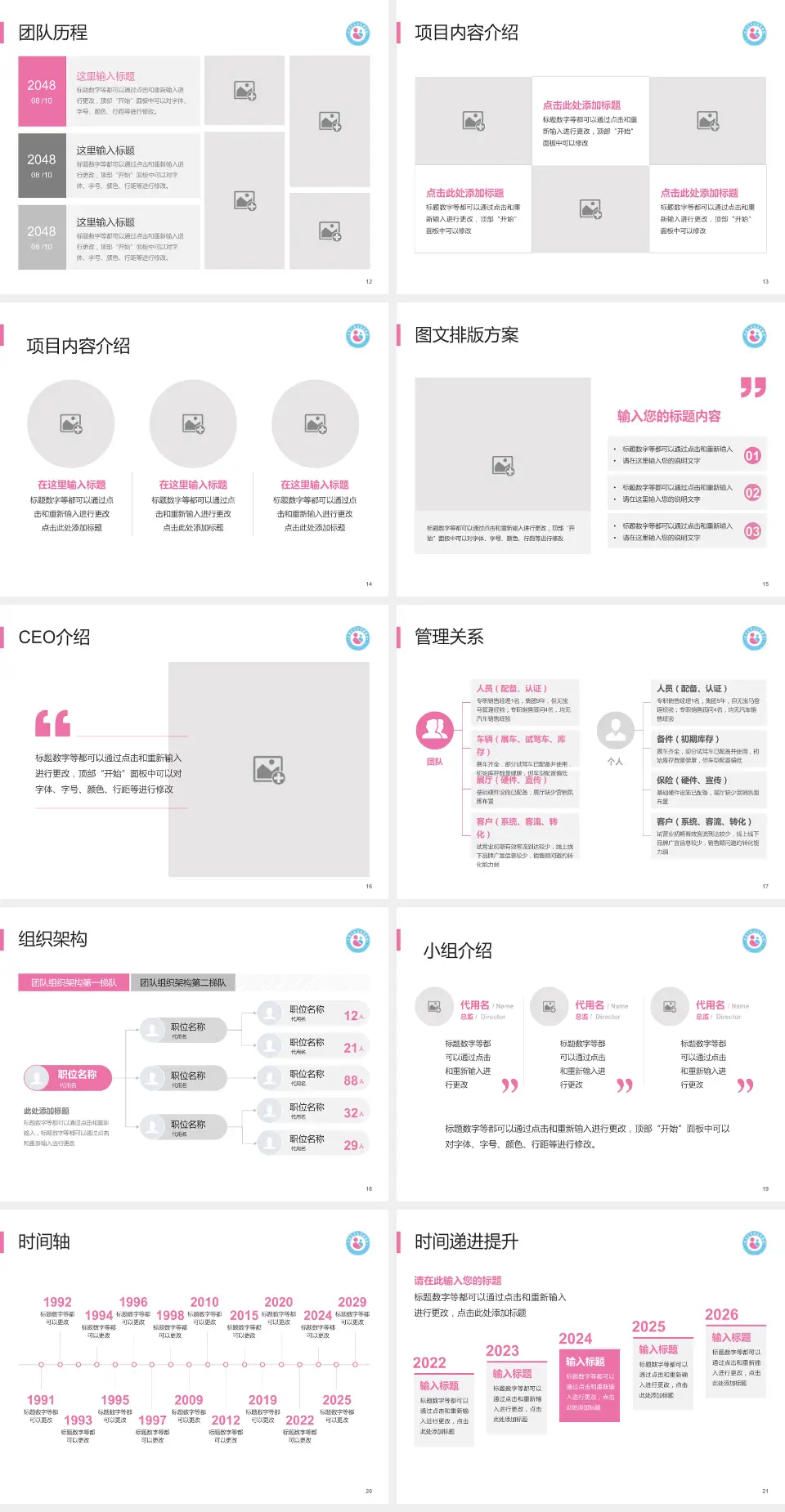 平顶山市妇幼保健院医院管理报告PPT模板4:3格式幻灯片预览图3