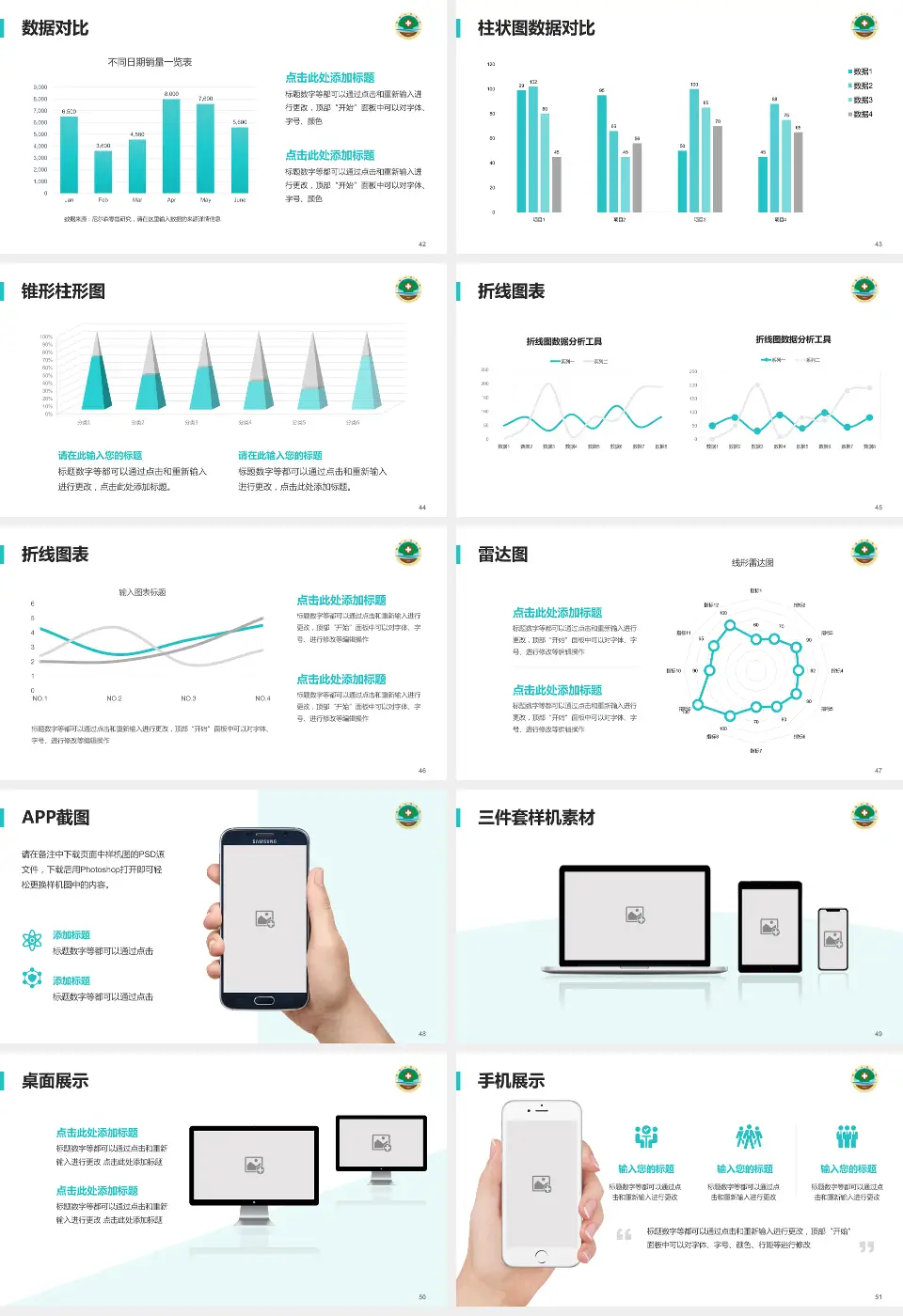 莒县人民医院沭东院区医院管理报告PPT模板16:9格式幻灯片预览图6